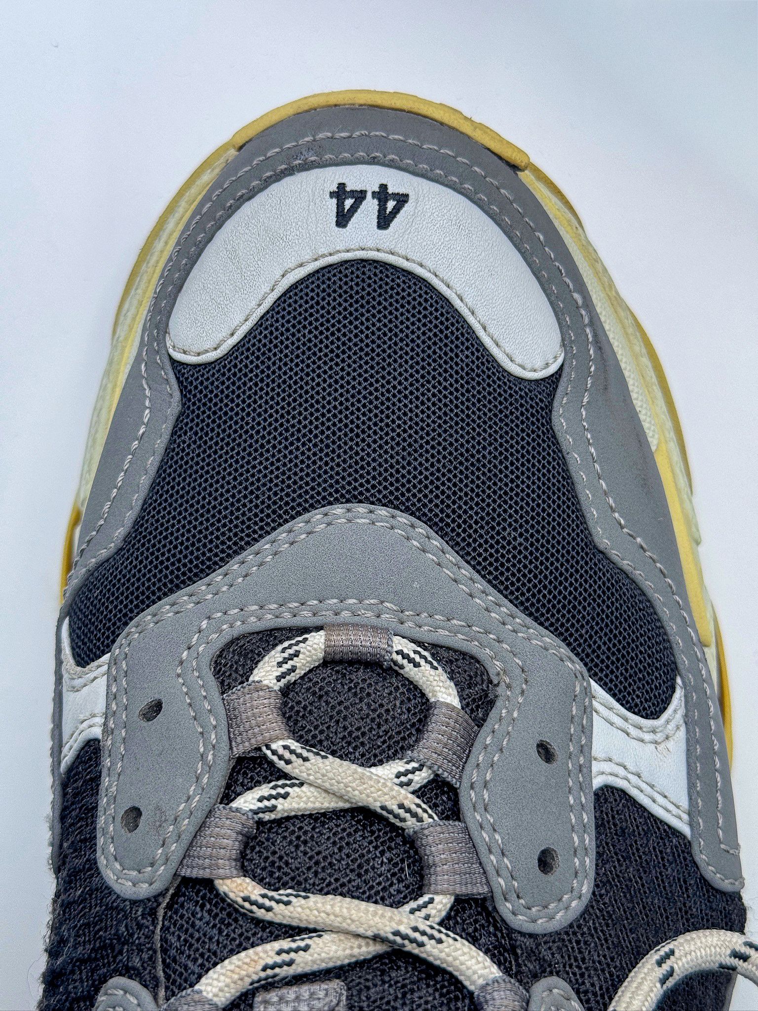 Balenciaga Balenciaga Triple S Gray/Yellow/Black Sneakers Size US 11 / EU 44 - 5 Thumbnail