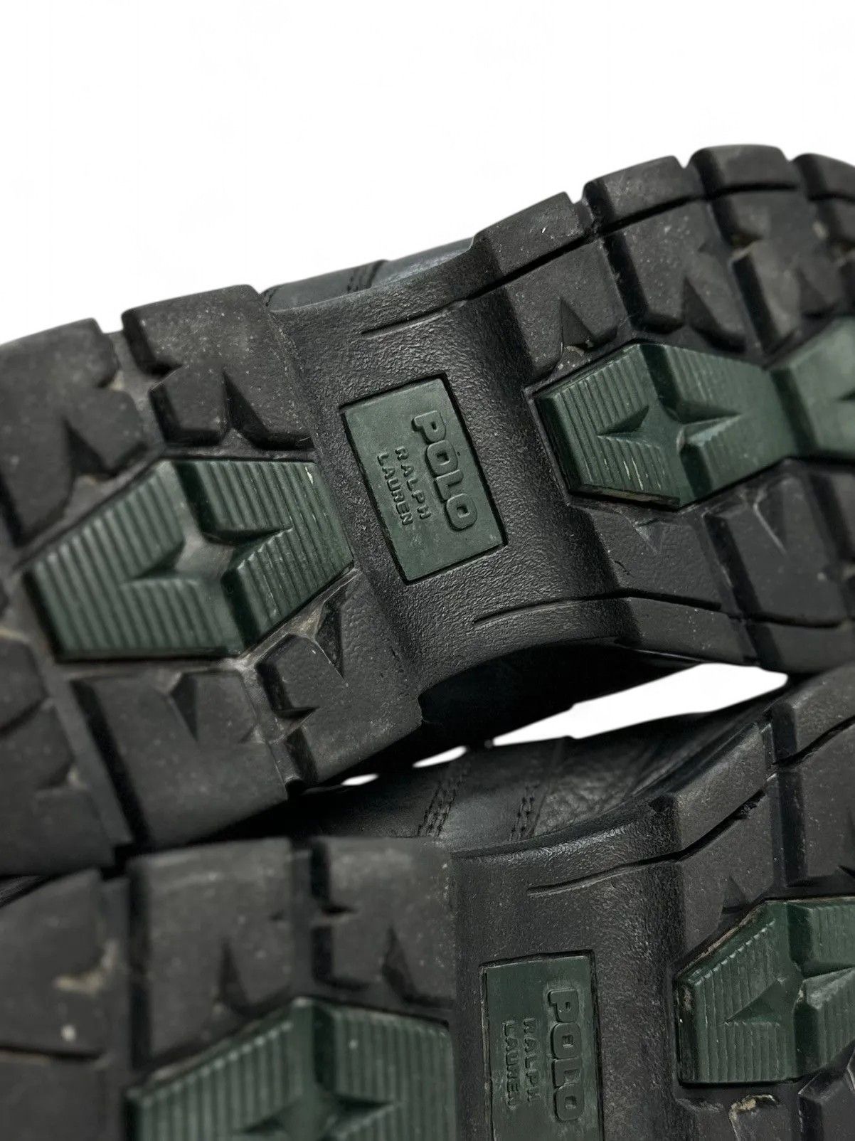 RRL Ralph Lauren Vintage Polo Ralph Lauren Black Tech Zip Leather Shoes Y2K Size US 8.5 / EU 41-42 - 12 Thumbnail
