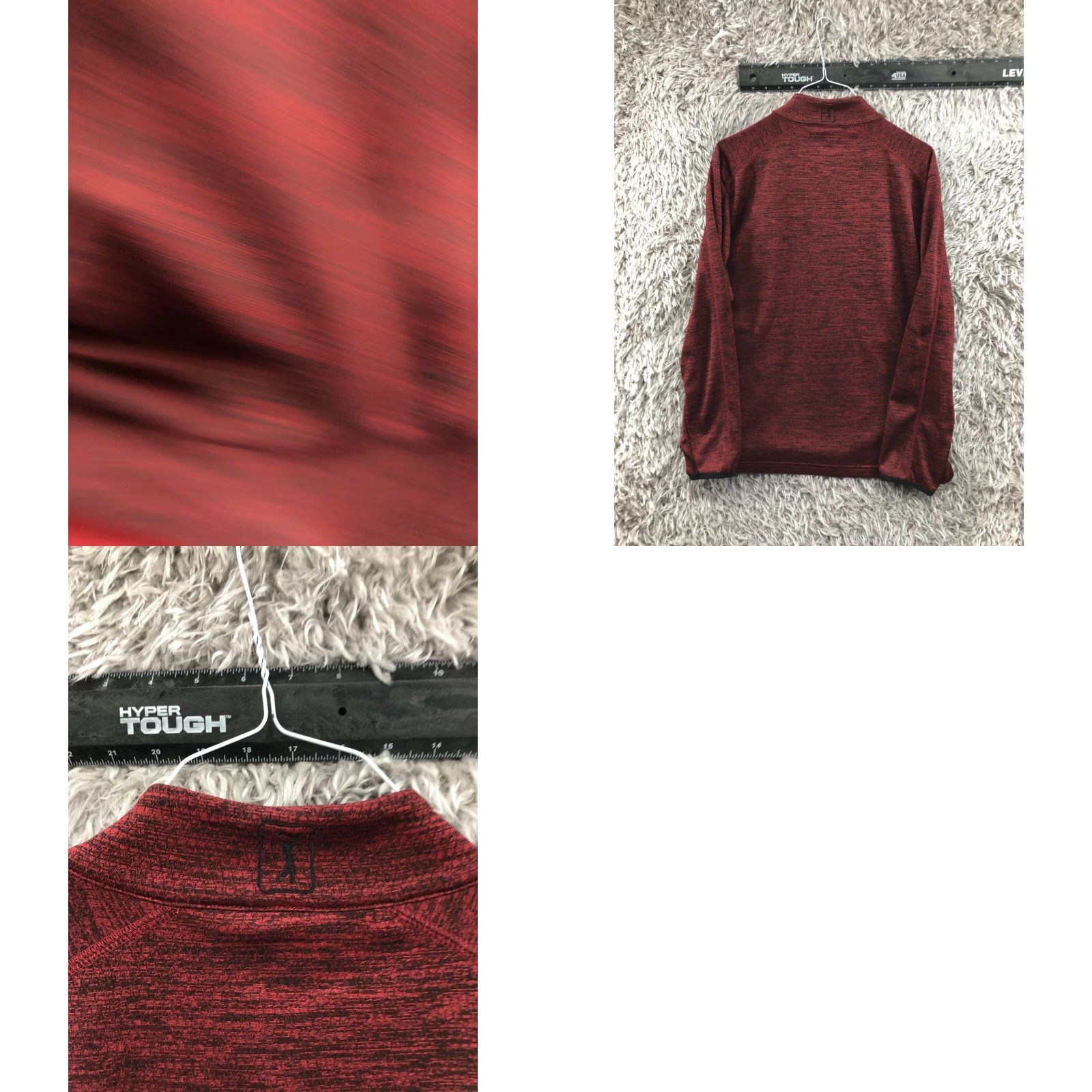 PGA Tour PGA TOUR Sweatshirt Mens M Long Sleeve Mock Neck Pullover 1/4 Zip Red Shirt Men Regular Size M PGA Tour Hoodie? Size US M / EU 48-50 / 2 - 8 Thumbnail
