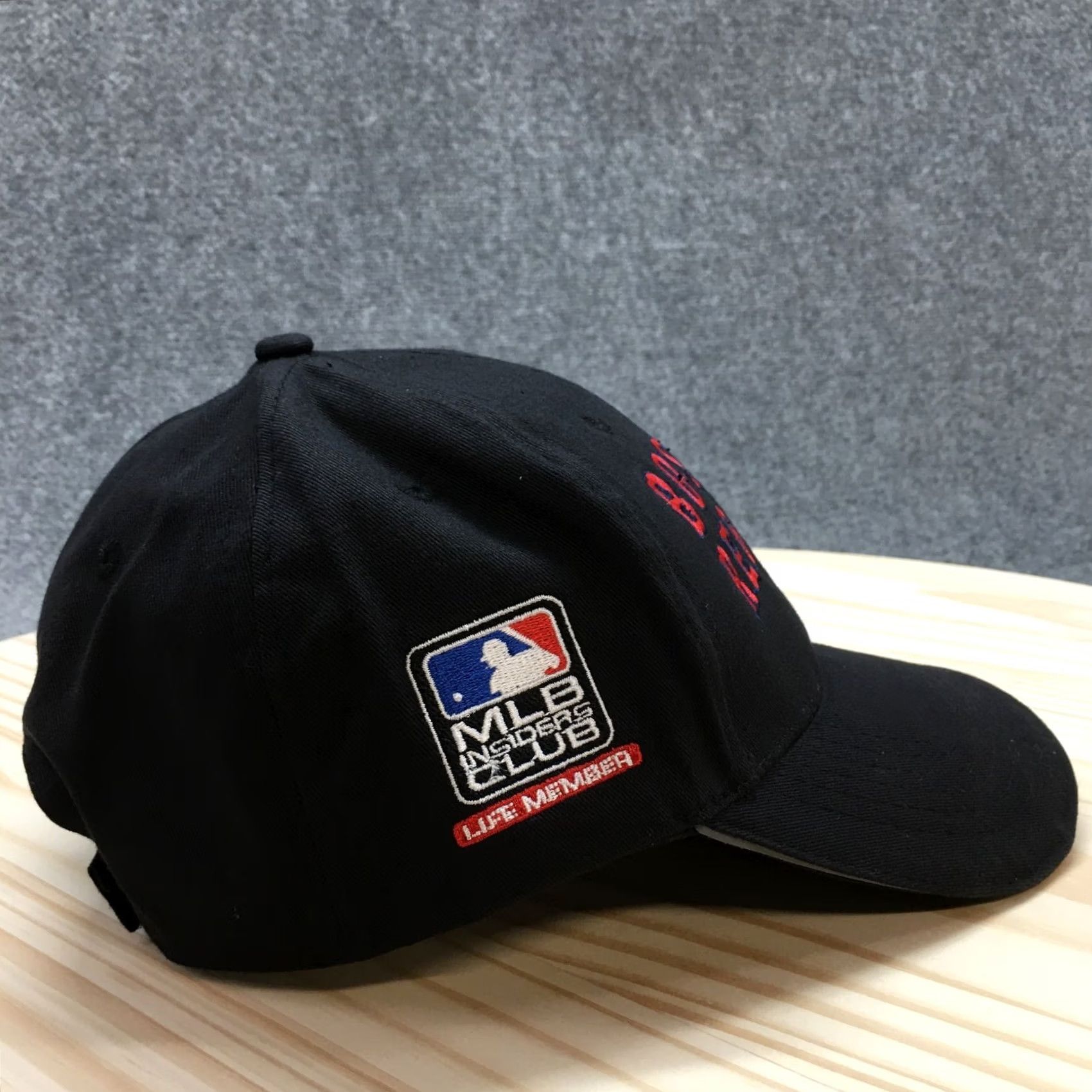 MLB Boston Red Sox MLB Baseball Cap Mens Black OS Curved Brim Embroidered Logo Size ONE SIZE - 6 Thumbnail
