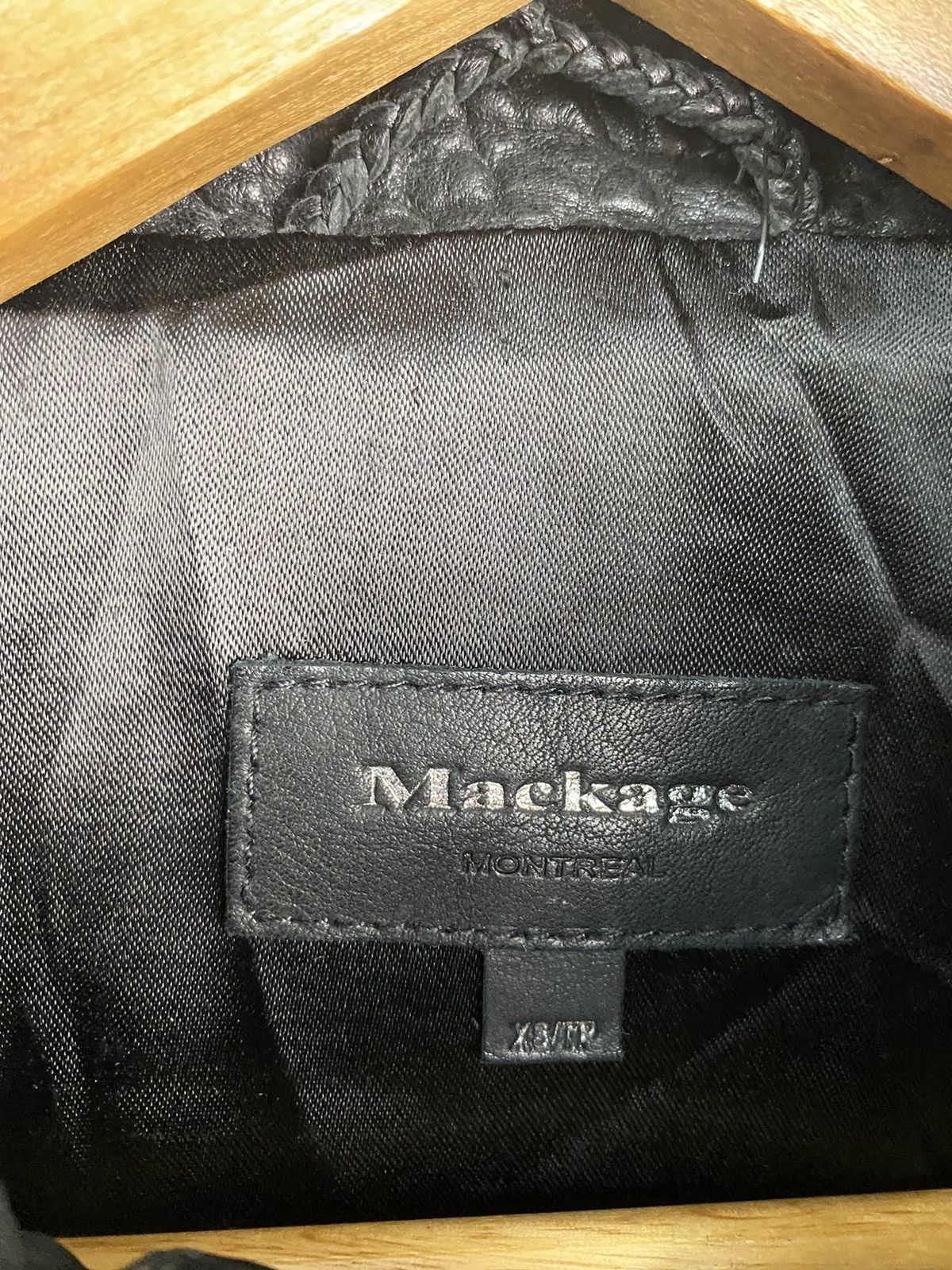 Mackage Mackage Pebbled Leather Jacket Size US XS / EU 42 / 0 - 7 Thumbnail