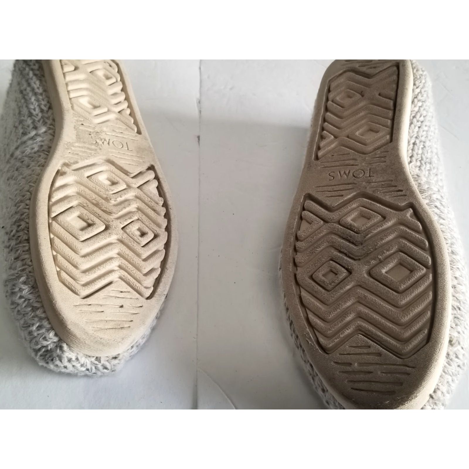 Toms TOMS Plaid Slip On Slippers Women 7.5 Gray Faux Shearling Flat Loafer Size US 8 / IT 38 - 7 Thumbnail