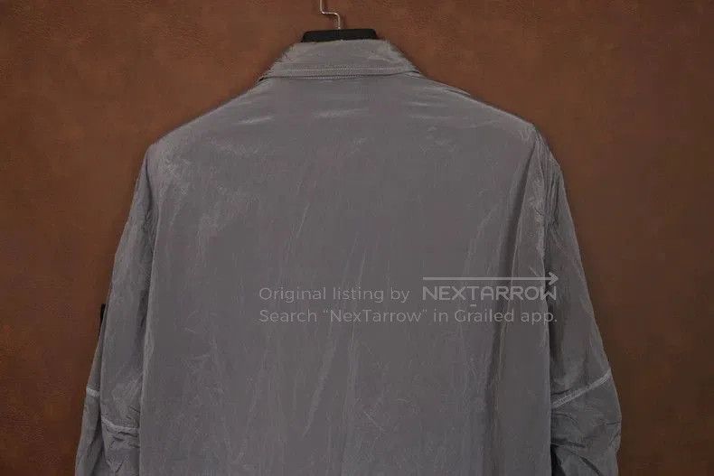 Stone Island Stone Island Silver Nylon Zip Jacket. Size US XL / EU 56 / 4 - 5 Thumbnail