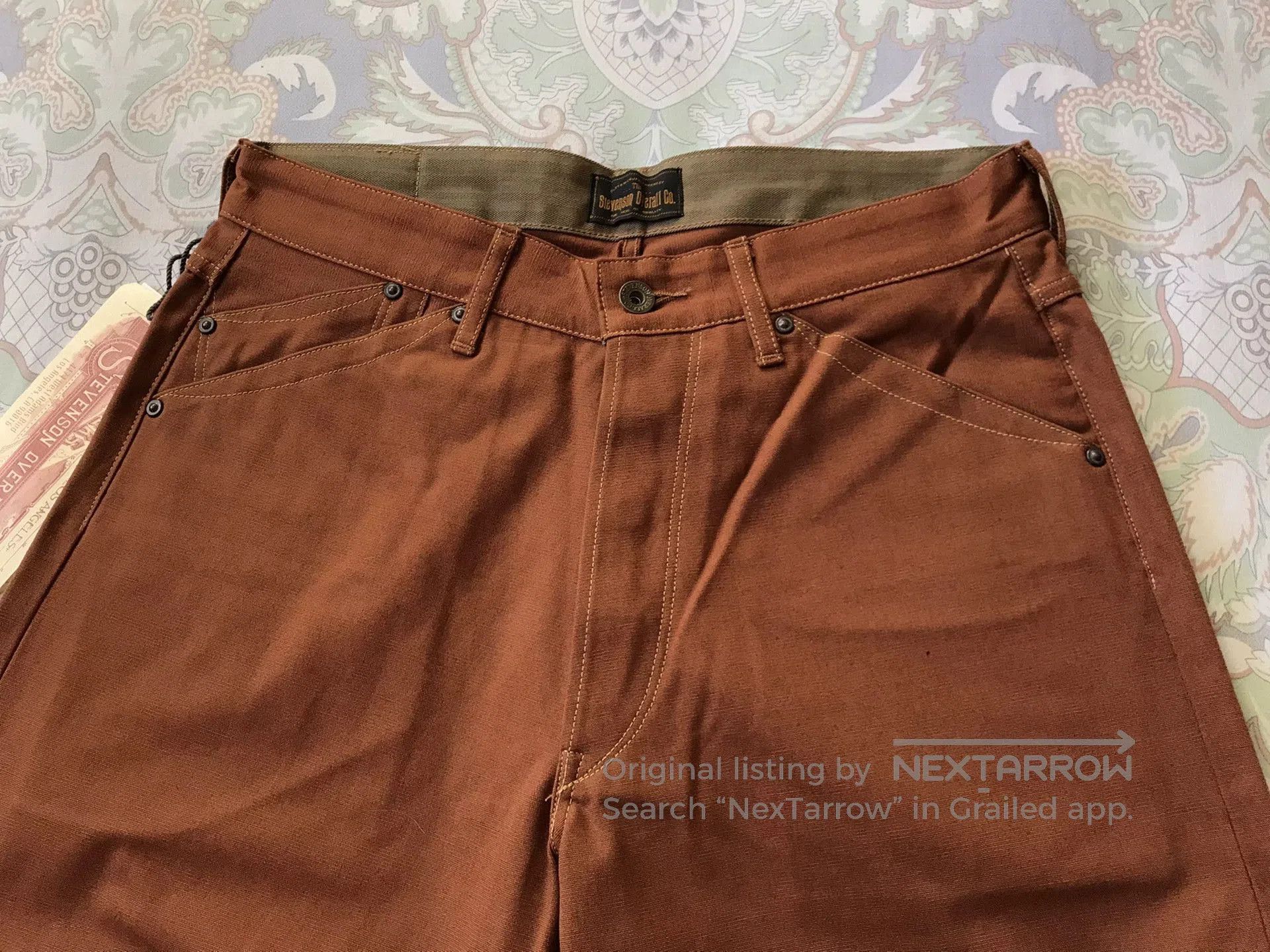 Visvim Stevenson Overall 380 Canvas Work Pants. Size US 30 / EU 46 - 2 Thumbnail