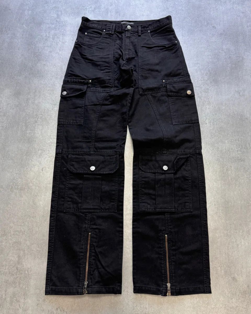 Versace 2000s Versace Utility Black Cargo Pants Size US 30 / EU 46 - 1 Thumbnail