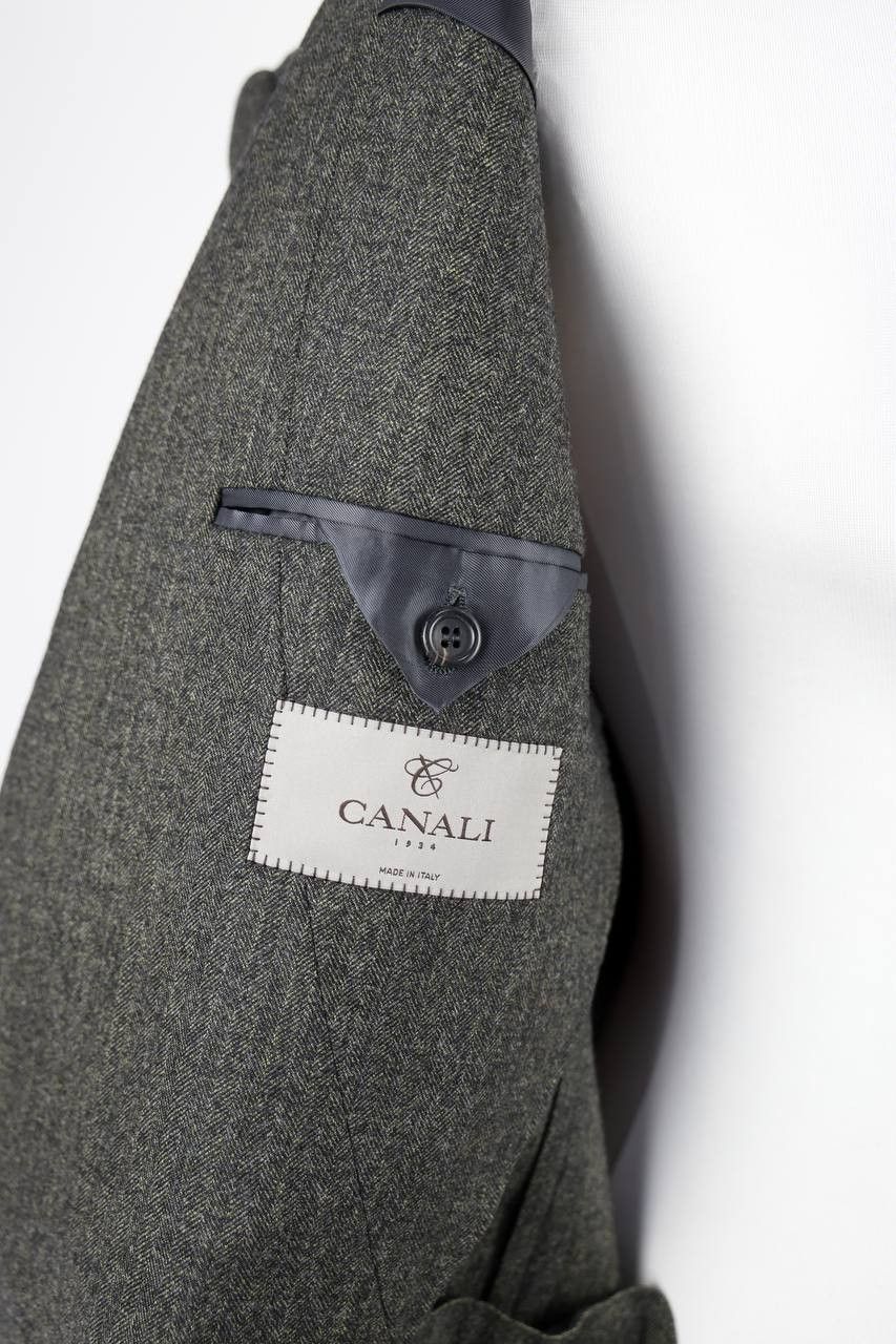 Canali CANALI Wool light blazer jacket Size 54R - 6 Thumbnail