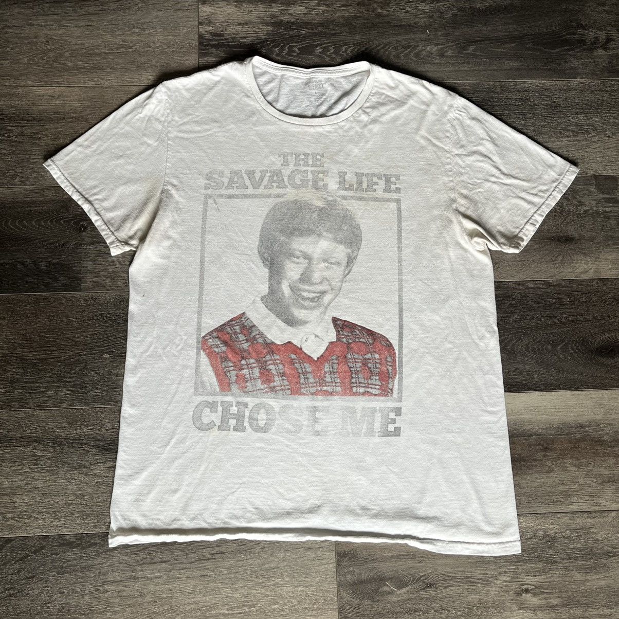 Vintage Vintage Y2K Bad Luck Brian The Savage Life Chose Me Meme Tee Size US L / EU 52-54 / 3 - 1 Thumbnail