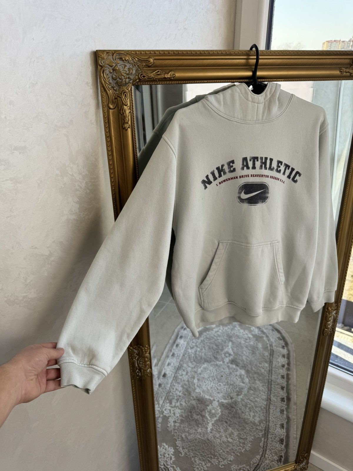 Nike Vintage Nike Athletic Hoodie Big logo Center Swoosh Y2K Size US XS / EU 42 / 0 - 3 Thumbnail