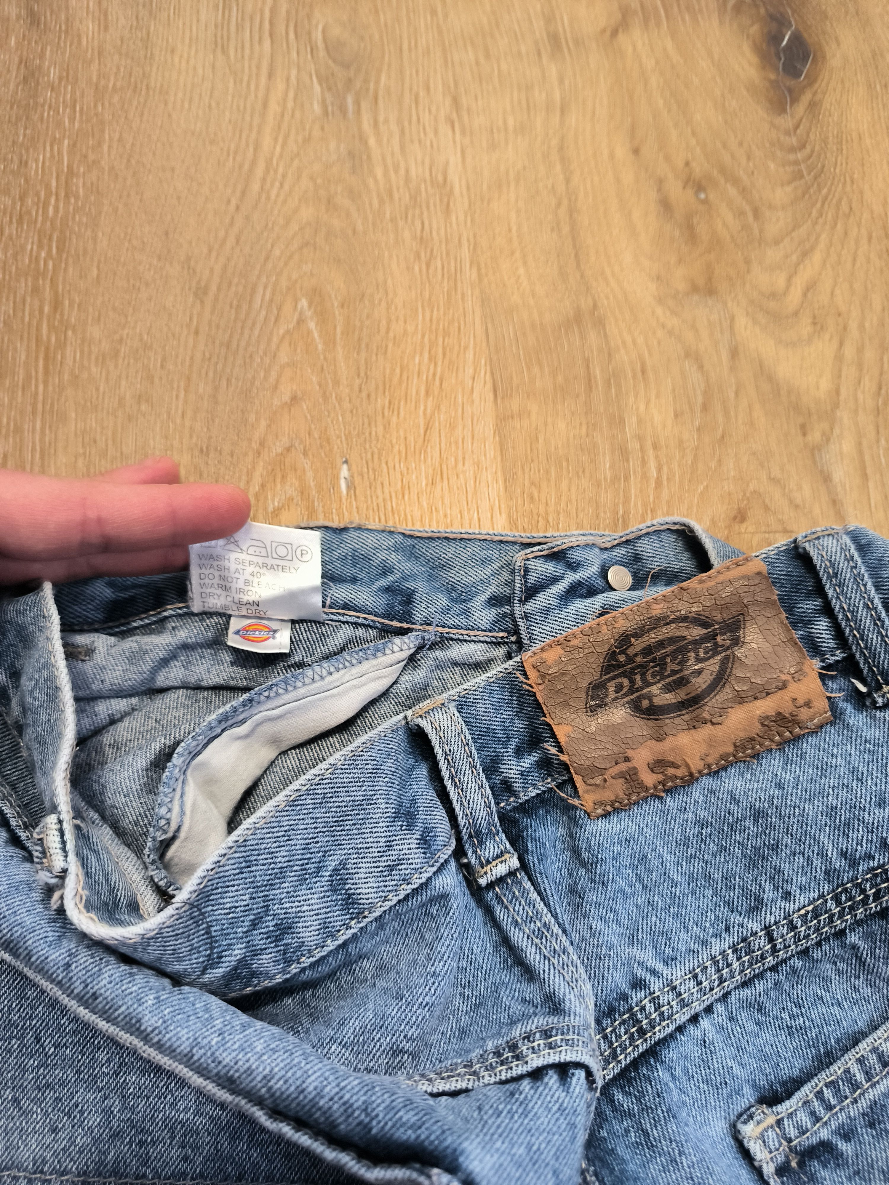 Dickies × Vintage Vintage Dickies Denim Baggy Baby Blue Jeans Pants Size US 34 / EU 50 - 5 Thumbnail