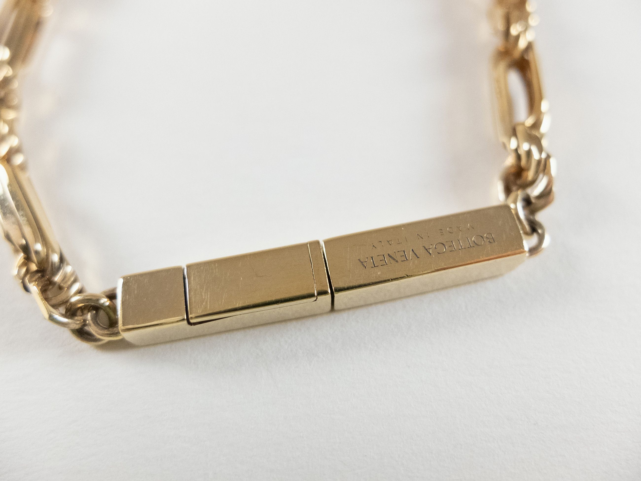 Bottega Veneta BOTTEGA VENETA Ripple gold plated silver chain bracelet M q Size ONE SIZE - 5 Thumbnail