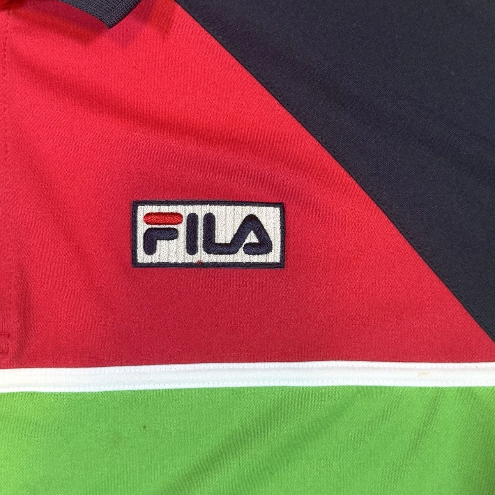 Fila FILA Polo Shirt Short Sleeve Mens Small Red Stretch Tennis Open BNP Paribas Open Blue Size US S / EU 44-46 / 1 - 4 Thumbnail