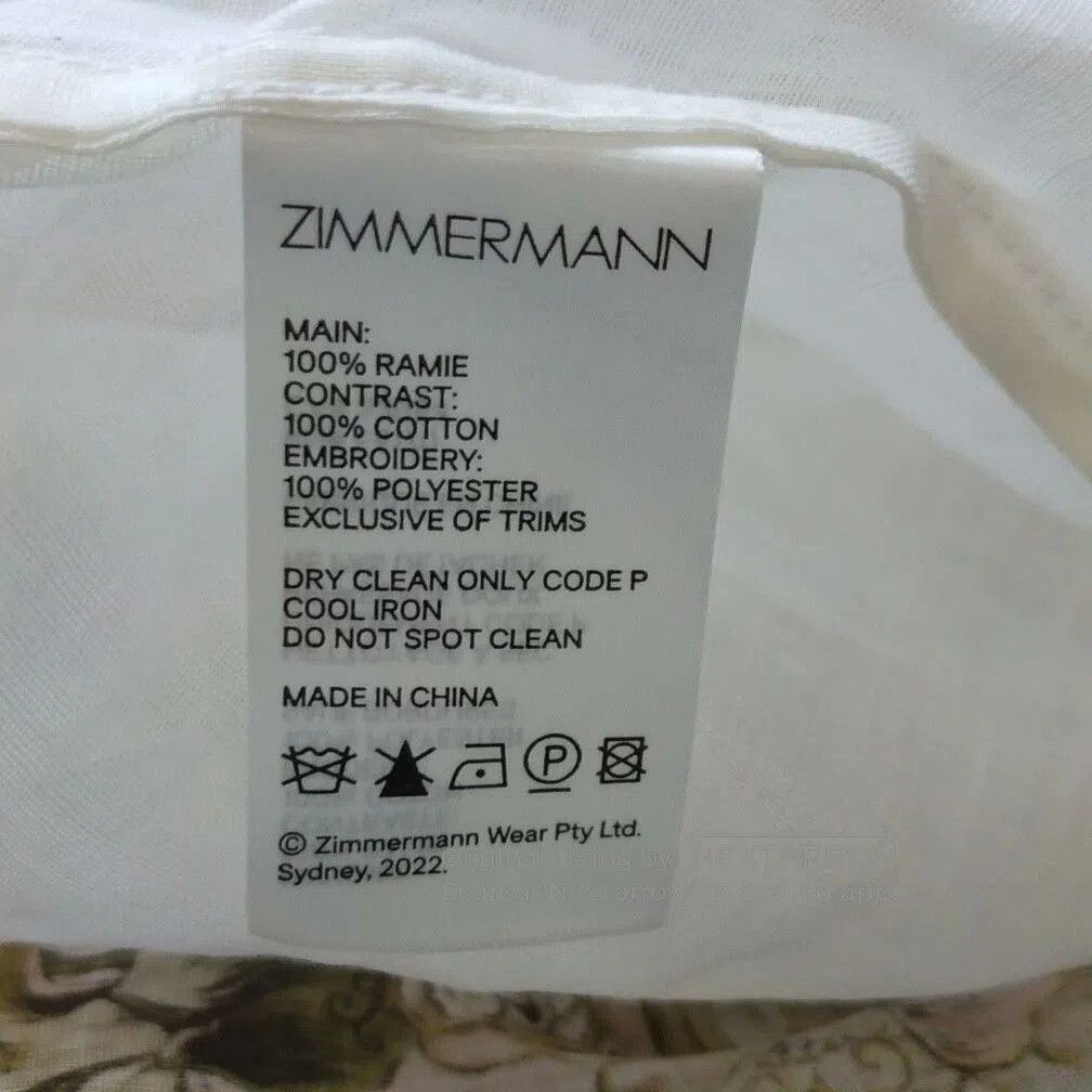 Zimmermann Zimmermann Vintage Silk Shirt. Size XS / US 0-2 / IT 36-38 - 7 Thumbnail
