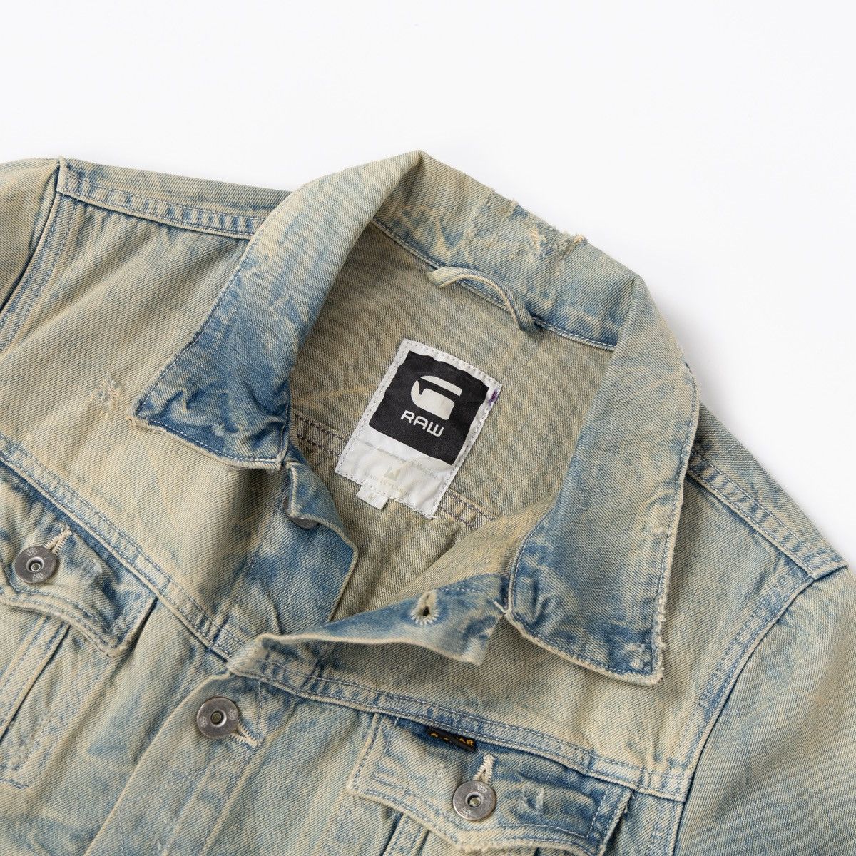 G-Star G-Star Raw Slim Tailor Womens Denim Jacket Blue Distressed Size M / US 6-8 / IT 42-44 - 4 Thumbnail