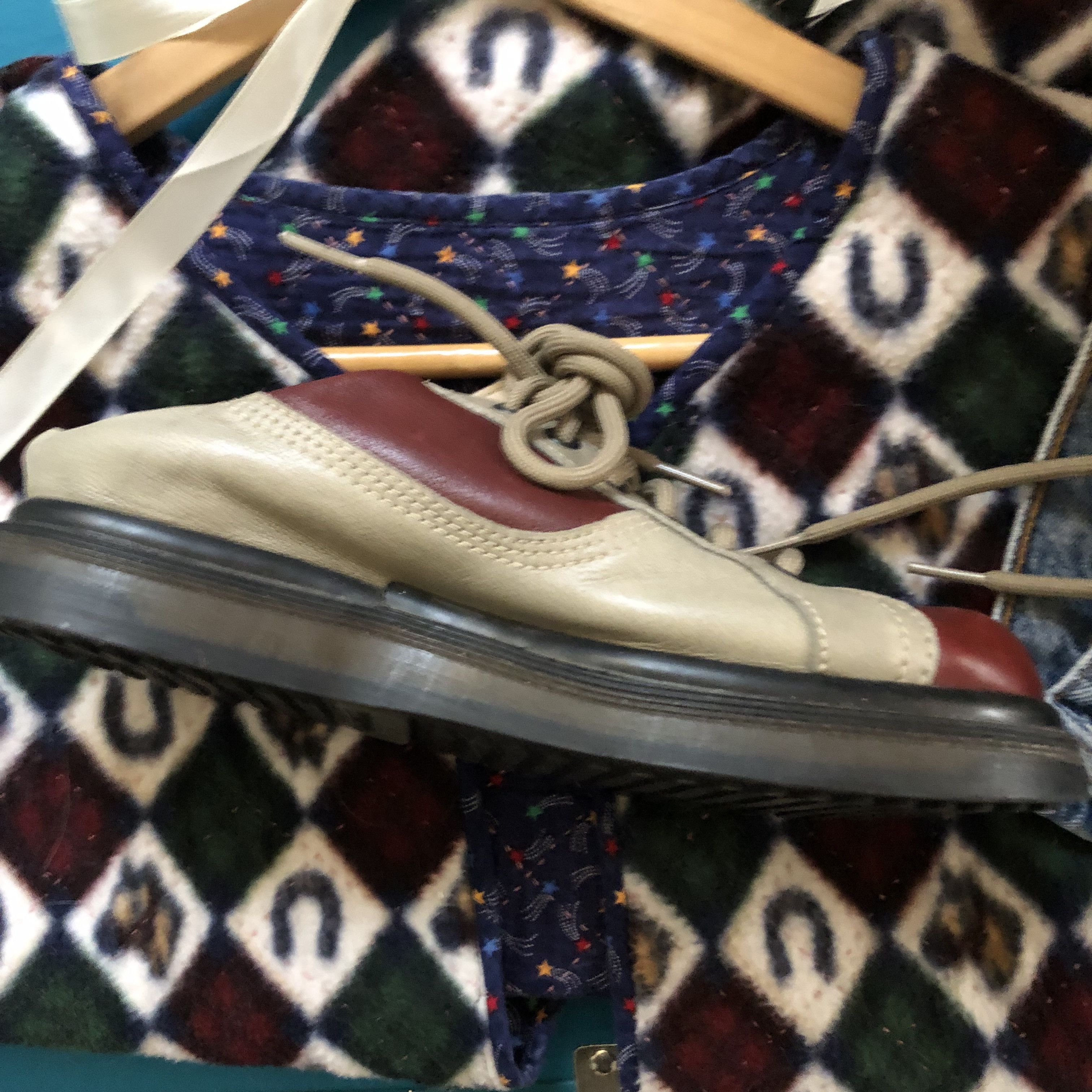 Dr. Martens RARE 80s-Early 90s Dr.Martens Made in England Clown Shoes Size US 7 / IT 37 - 3 Thumbnail