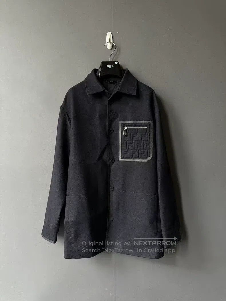 Fendi Fendi Cashmere pocket embossed coat Size US S / EU 44-46 / 1 - 1 Thumbnail