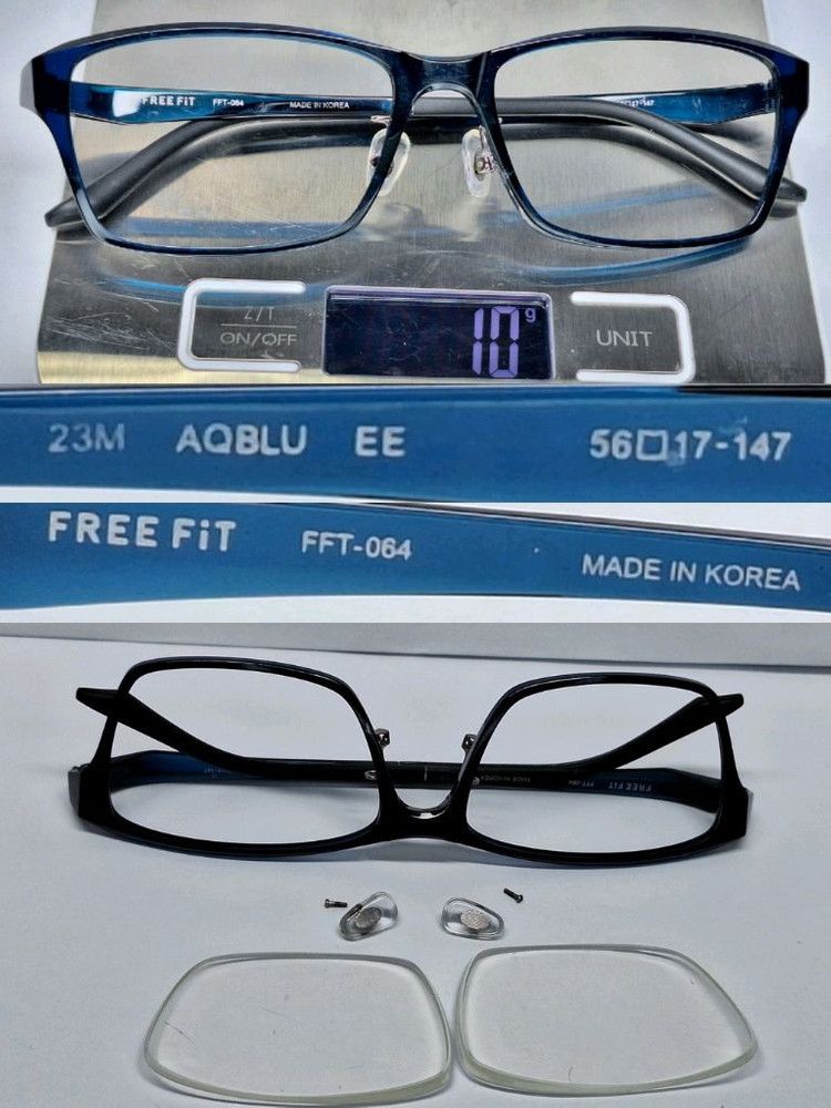 Other Megane Ichiba FREE FiT FFT-064 Ultem Glasses Ultralight 10g Size ONE SIZE - 7 Thumbnail