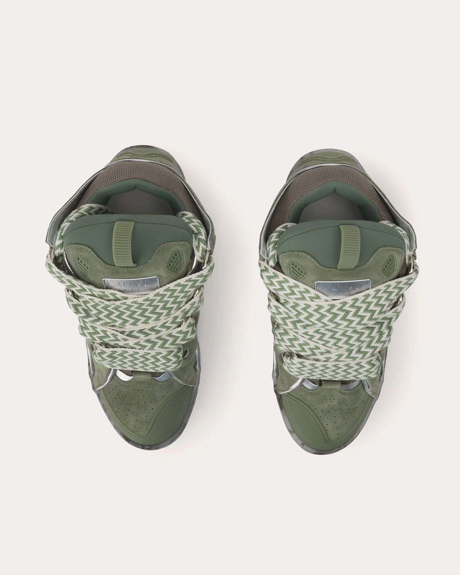 Lanvin oc11z0426 Curb Sneakers in Green Size US 8 / EU 41 - 2 Thumbnail
