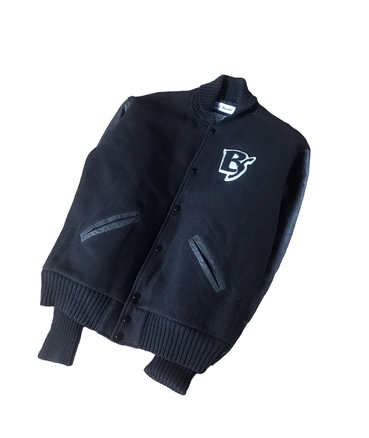 Other 🔥🔥🔥Vtg Wool Varsity sleeve leather Jacket Size US M / EU 48-50 / 2 - 8 Thumbnail