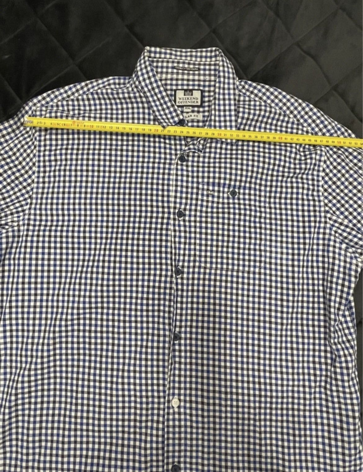 Weekend Offender Weekend Offender Men's Long Sleeve Shirt Check Cotton Size US XXL / EU 58 / 5 - 11 Thumbnail
