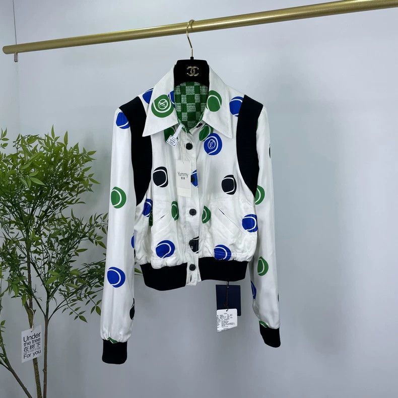 Louis Vuitton Louis Vuitton Checkerboard reversible cropped jacket Size XS / US 0-2 / IT 36-38 - 4 Thumbnail