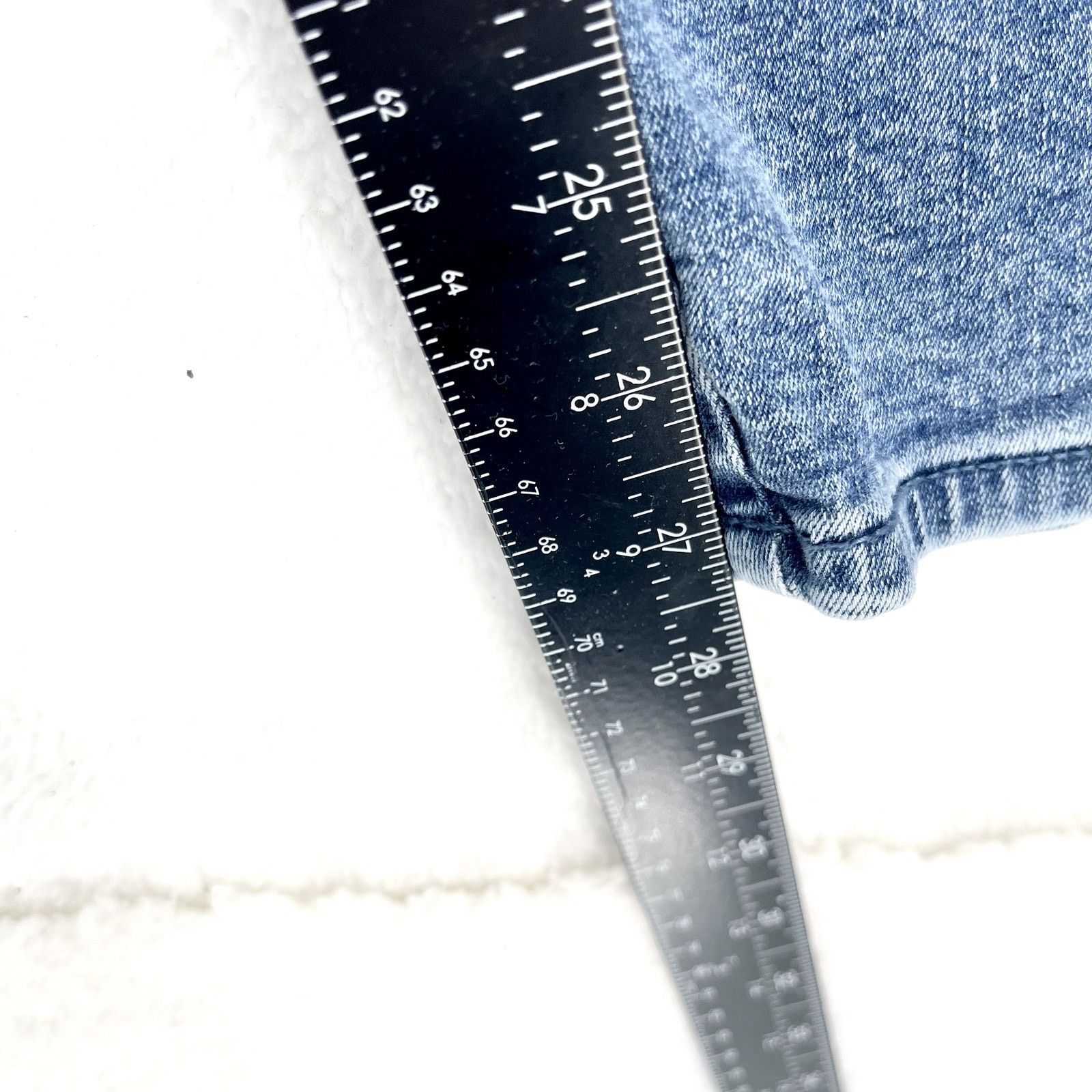 Other Universal Standard Faded Blue Medium MidRise Skinny Jeans 32 Size 32" / US 10 / IT 46 - 4 Thumbnail