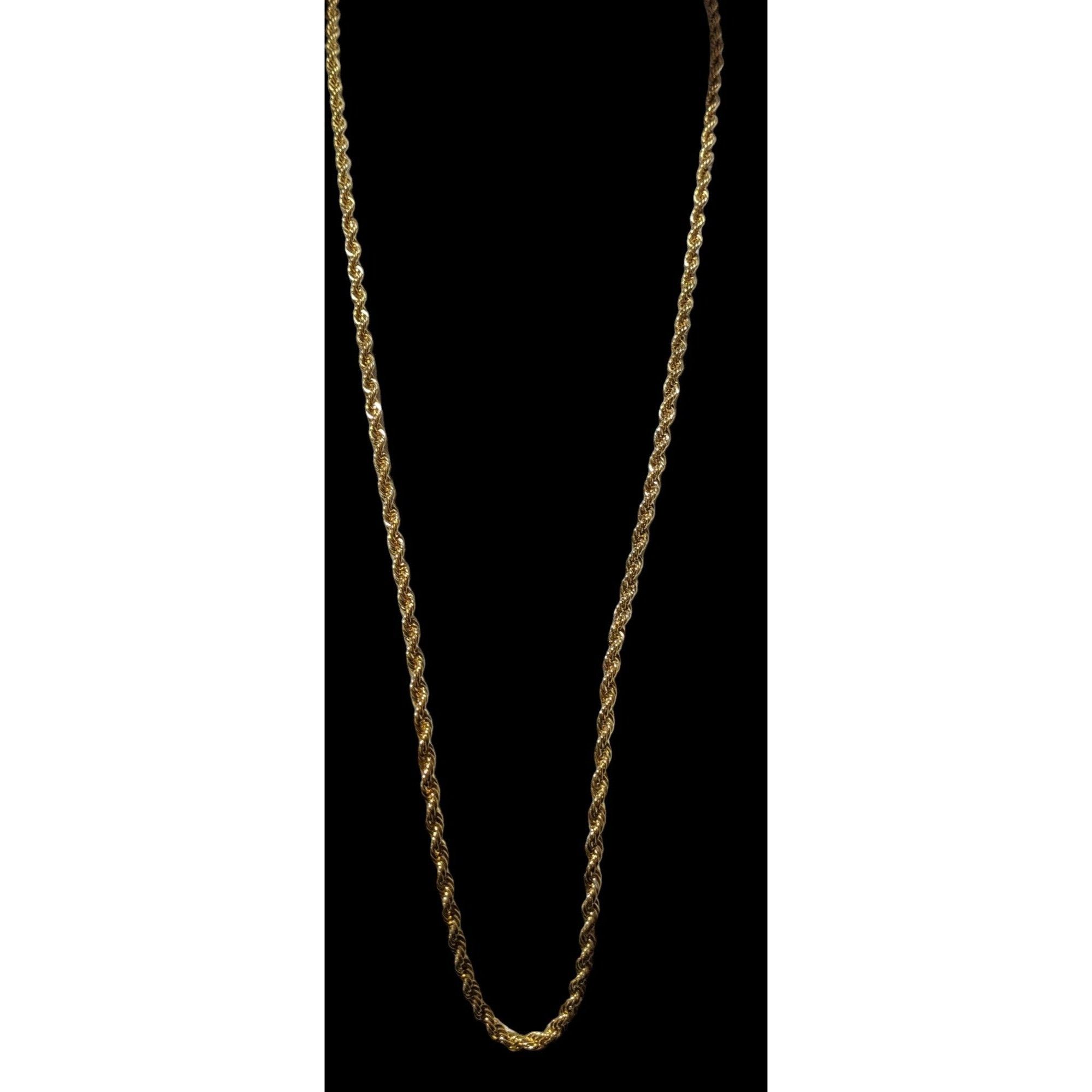 Other Bright Gold Classic Rope Chain Necklace Size ONE SIZE - 2 Thumbnail
