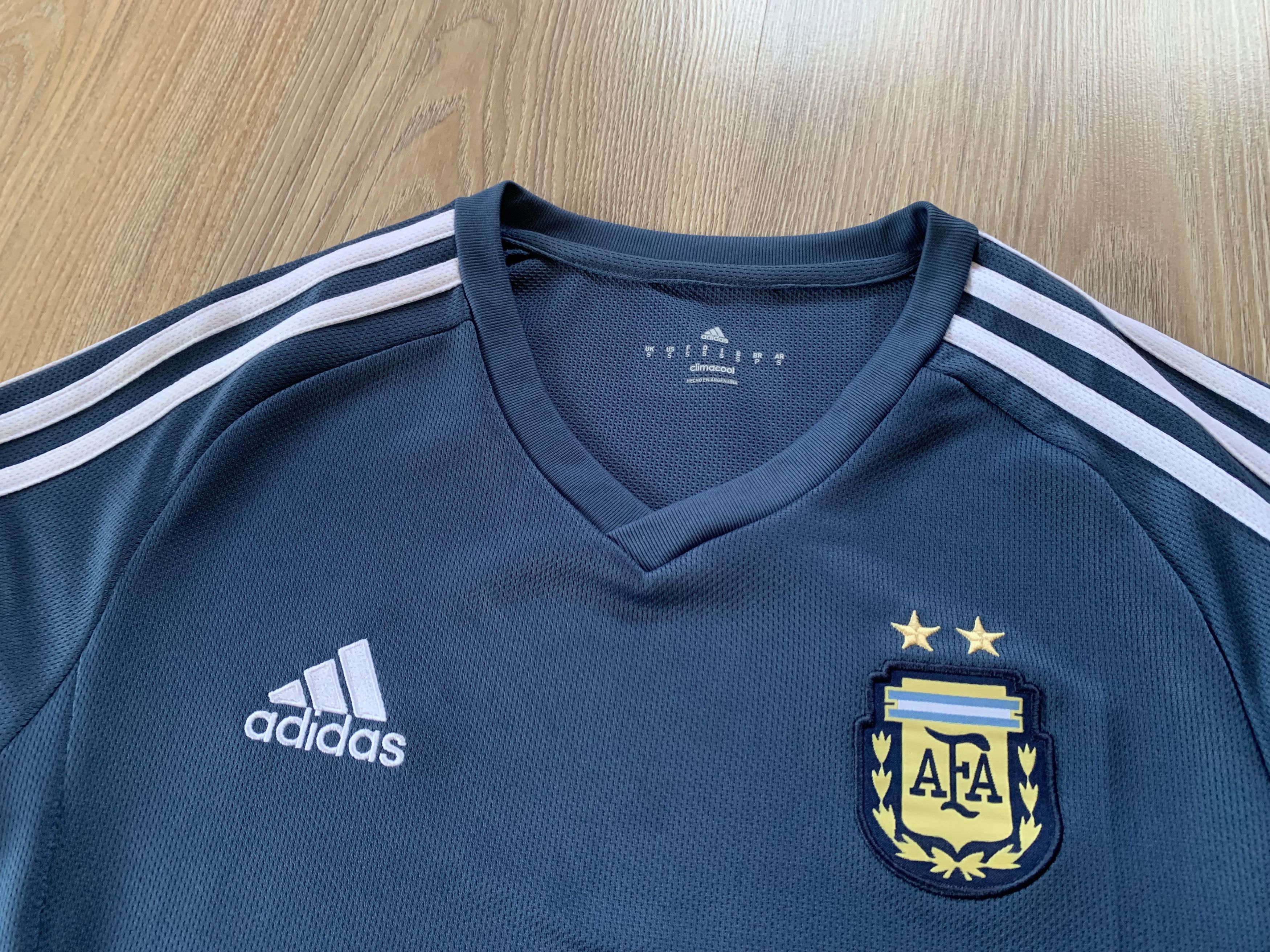 Adidas Adidas Argentina Away Soccer Jersey 2016 Size US S / EU 44-46 / 1 - 6 Thumbnail