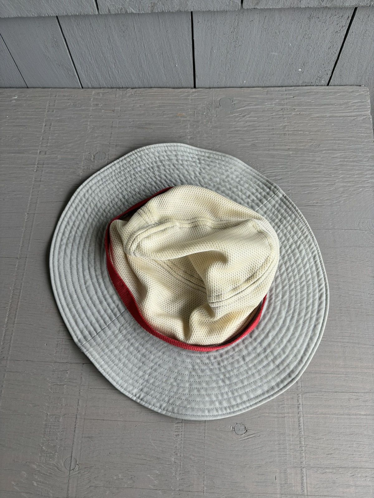 Prada × Vintage Vintage Prada Sun Hat SS 2000s Linea Rosa Y2K Bucket M Brim Size ONE SIZE - 2 Thumbnail