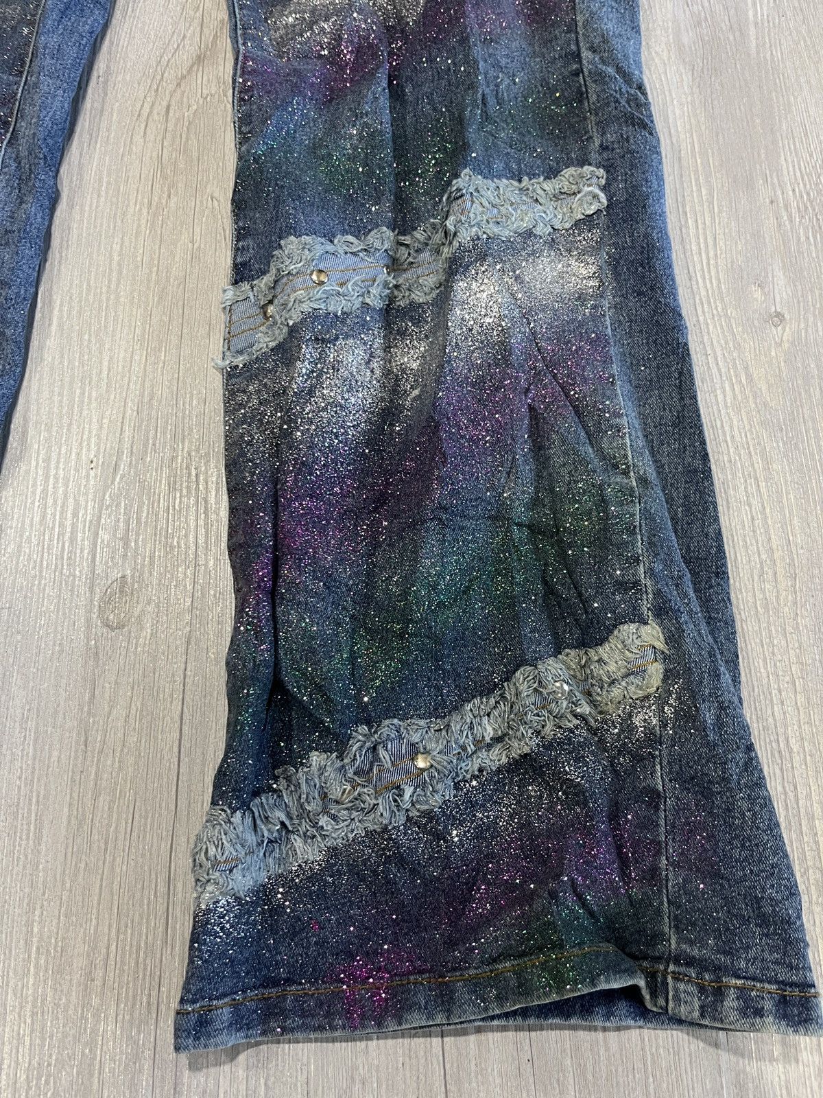 Hysteric Glamour Distressed Denim Crest Jeans vintage Size US 36 / EU 52 - 4 Thumbnail