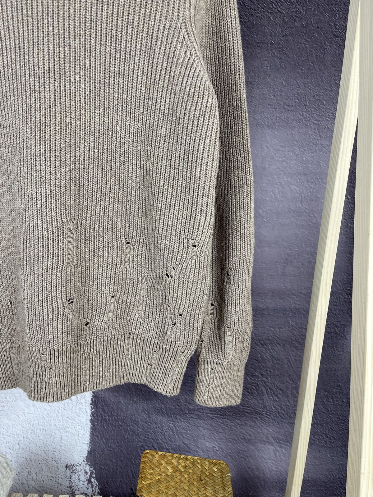 Allsaints Allsaints Ivann Crew sweater distressed oversized fit knit Size US S / EU 44-46 / 1 - 6 Thumbnail