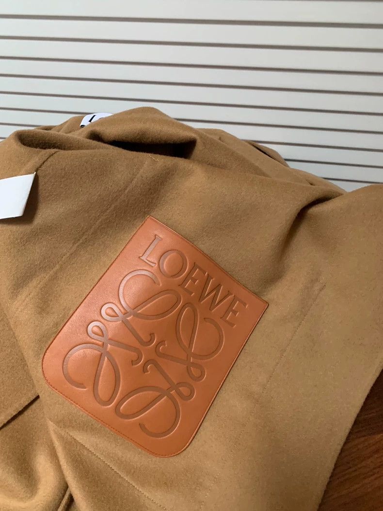 Loewe Loewe Classic camel colored wool coat with hat Size S / US 4 / IT 40 - 6 Thumbnail