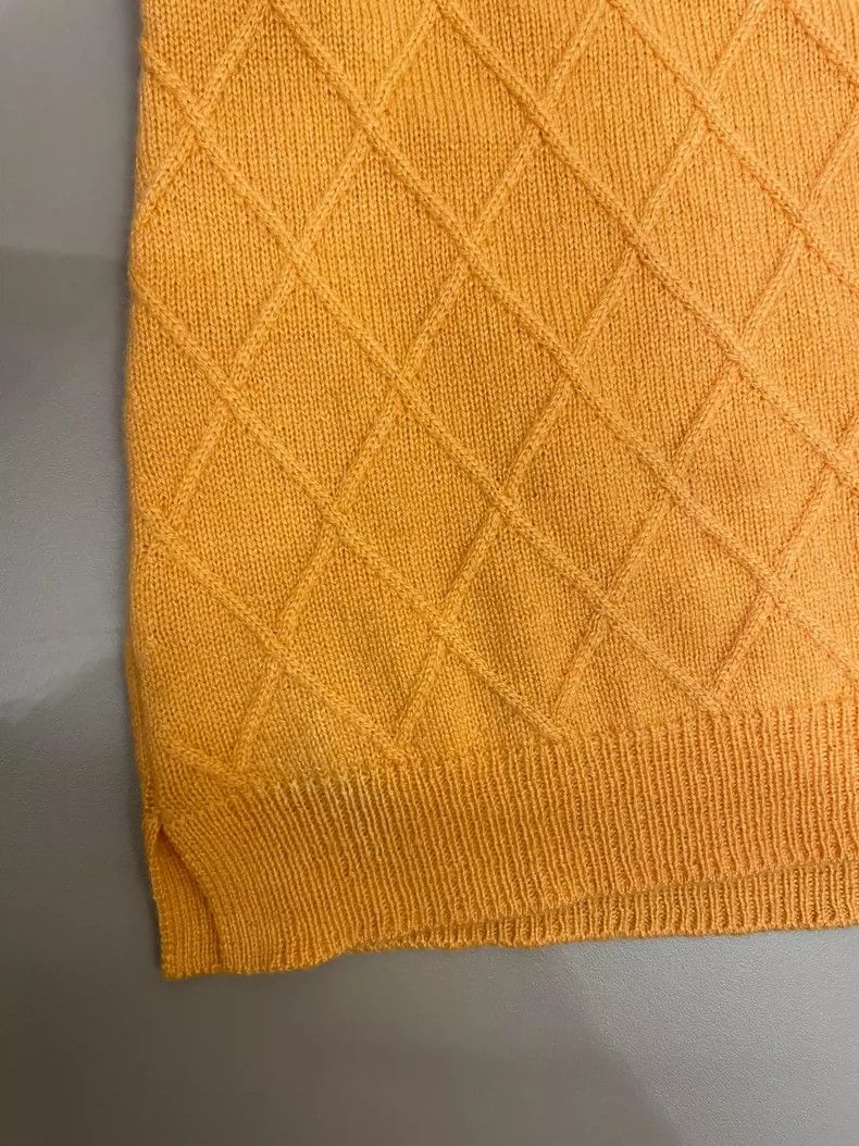 Other LORO PIANA Orange cashmere short sleeve knit T-shirt Size M / US 6-8 / IT 42-44 - 7 Thumbnail