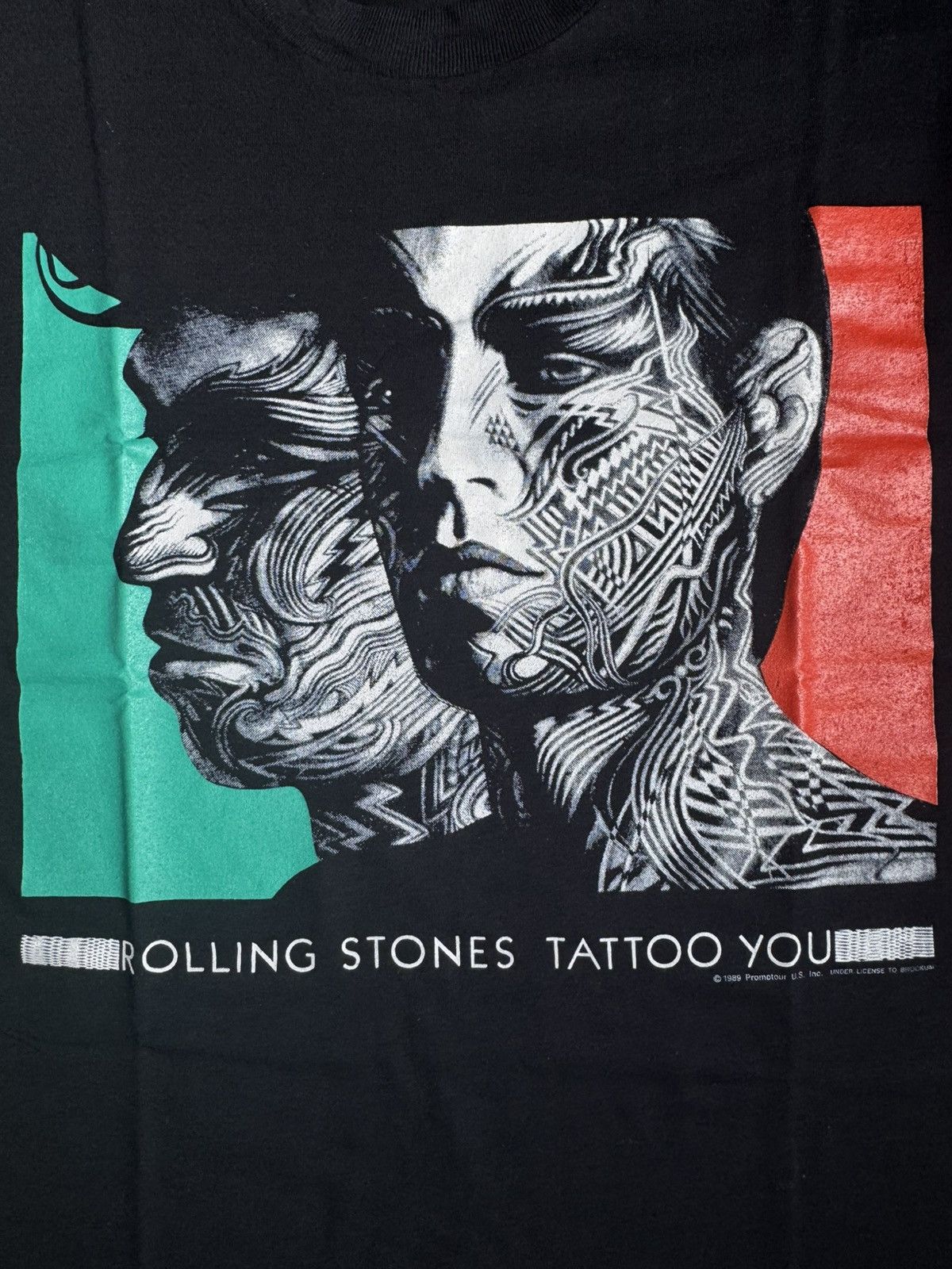 Vintage Rare Vintage Rolling Stones 80s Tour Band Tee Single Stitch Size US L / EU 52-54 / 3 - 3 Thumbnail