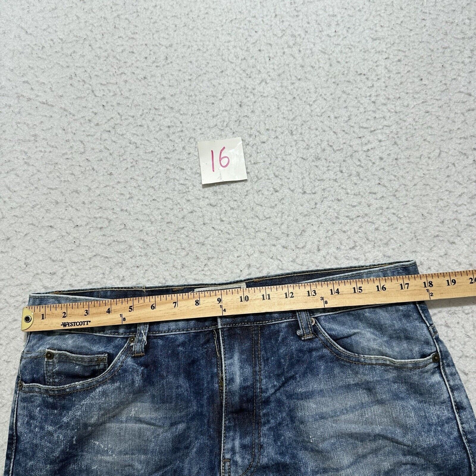 Alexander Julian Alexander Julian Colours 34x30 Straight Leg Denim Blue Jeans Size US 34 / EU 50 - 9 Thumbnail