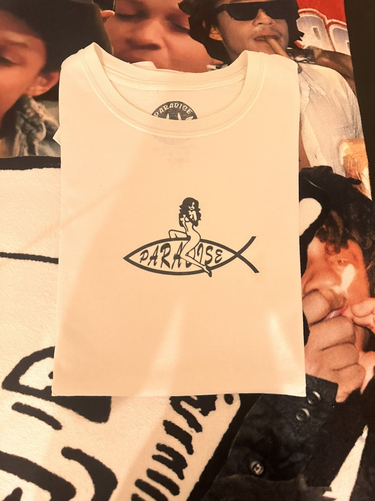Paradise × Supreme Paradis3 Jesus Fish Tee Size US XL / EU 56 / 4 - 1 Thumbnail