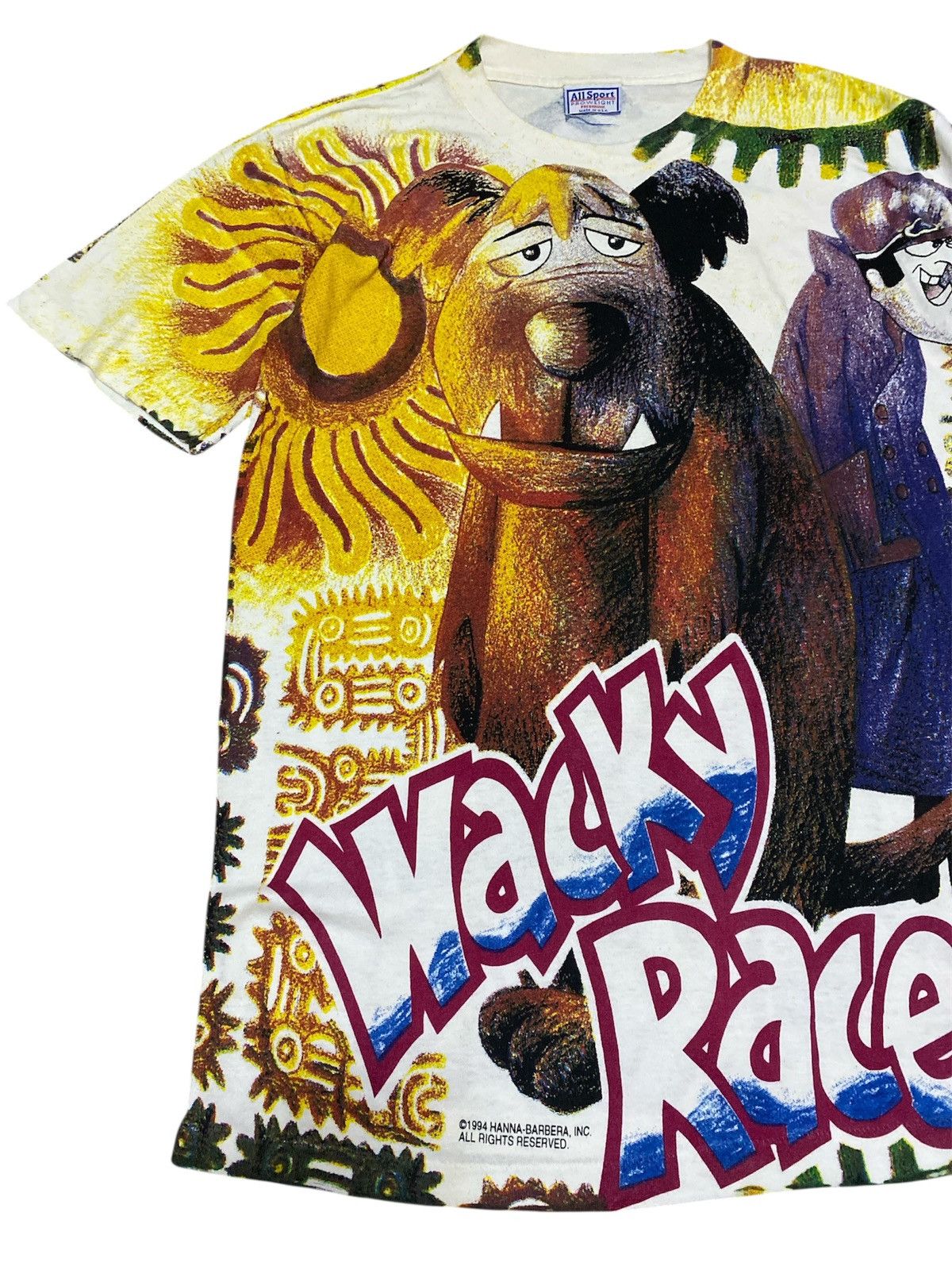 Vintage Vintage Rare 1994 Wacky Races Hanna Barberra Film Size US M / EU 48-50 / 2 - 3 Thumbnail