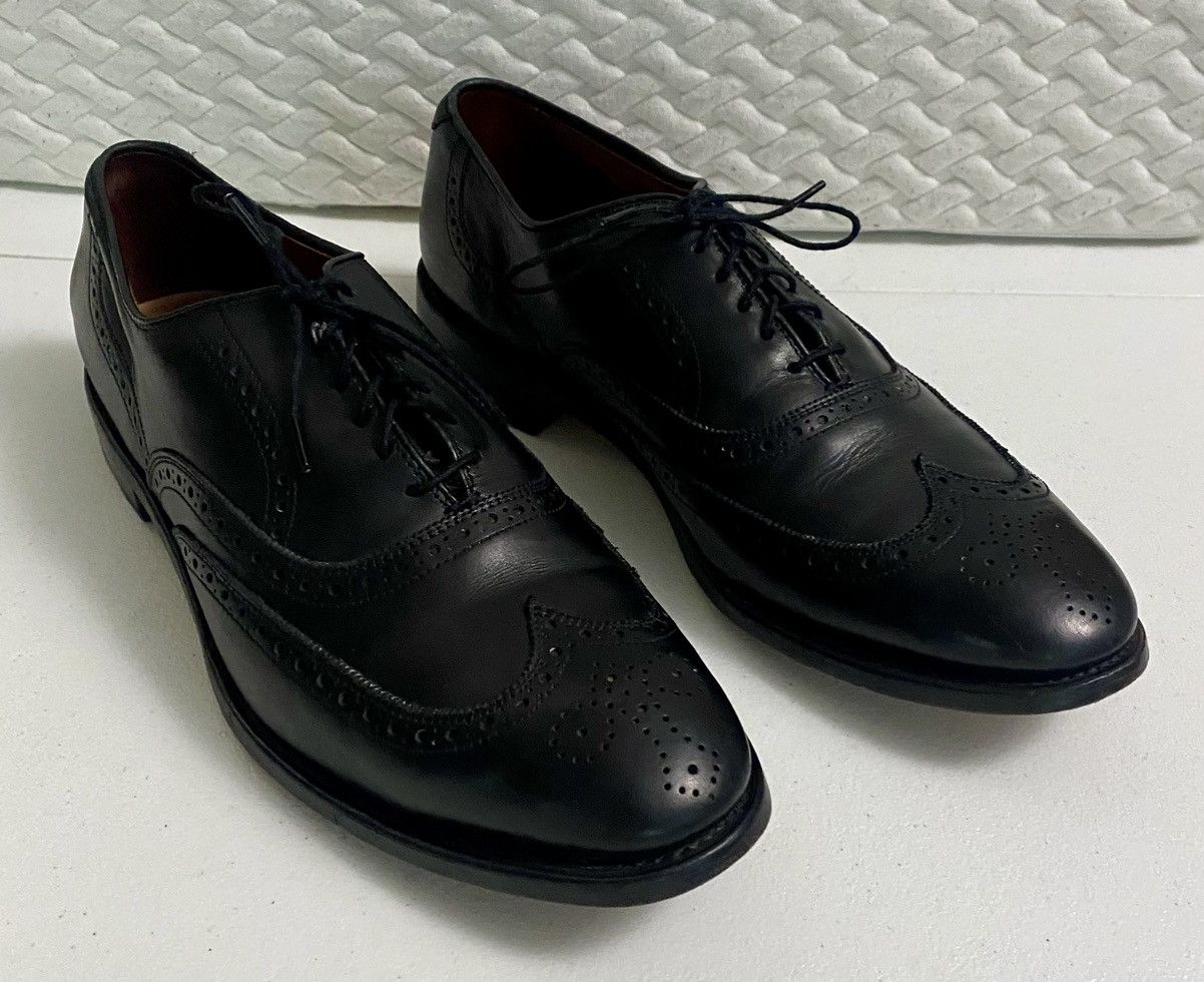 Allen Edmonds Allen Edmonds Chester 1903 Black Leather Wingtip Oxford 10 D Size US 10 / EU 43 - 1 Thumbnail