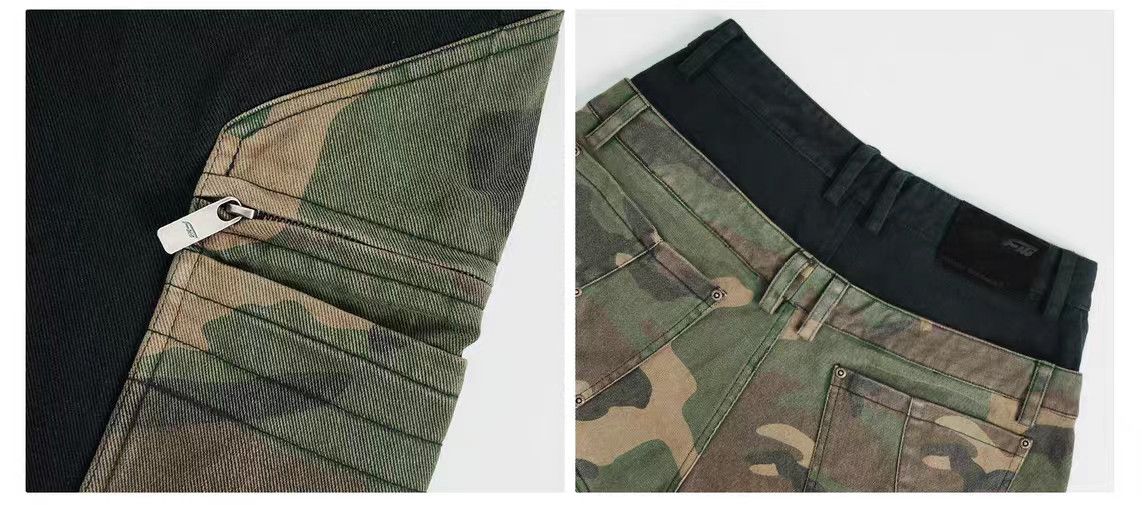 Vintage Utility faded camo loose baggy patchwork cargo pants Size US 30 / EU 46 - 10 Thumbnail
