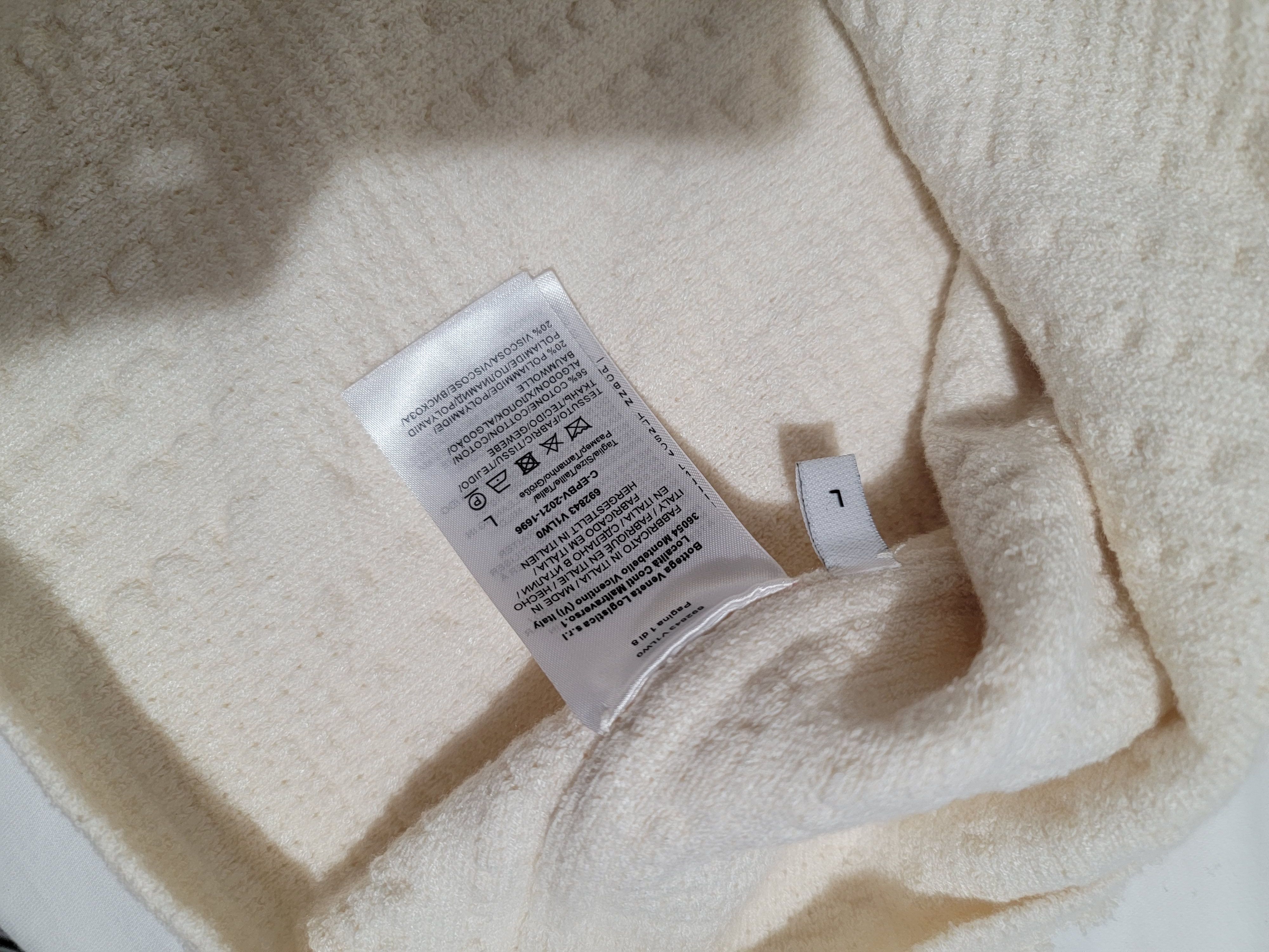 Bottega Veneta Bottega Veneta CREAM Towel Toweling Overshirt Size US L / EU 52-54 / 3 - 6 Thumbnail