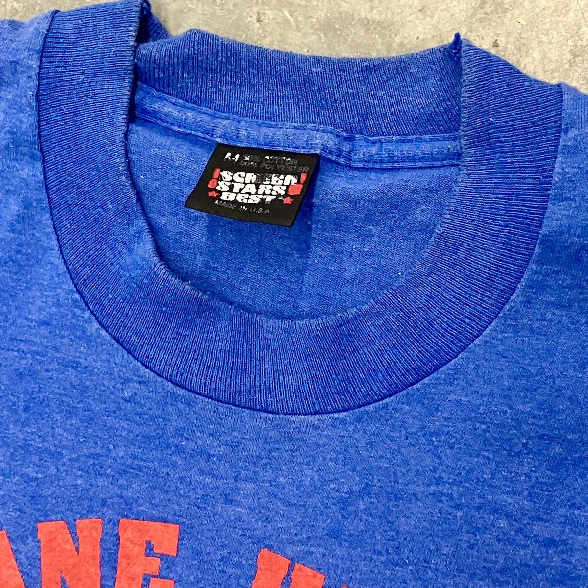 Vintage Vintage 1990s Insane Hussein Dr. Bush Single Stitch T-Shirt Size US M / EU 48-50 / 2 - 3 Thumbnail