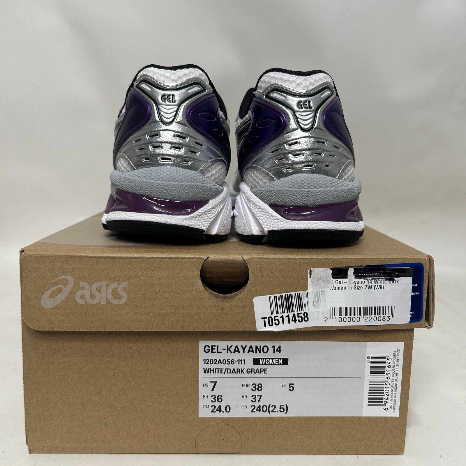 Asics ASICS Gel Kayano 14 WMNS “Silver Grape” Size US 7 / IT 37 - 4 Thumbnail