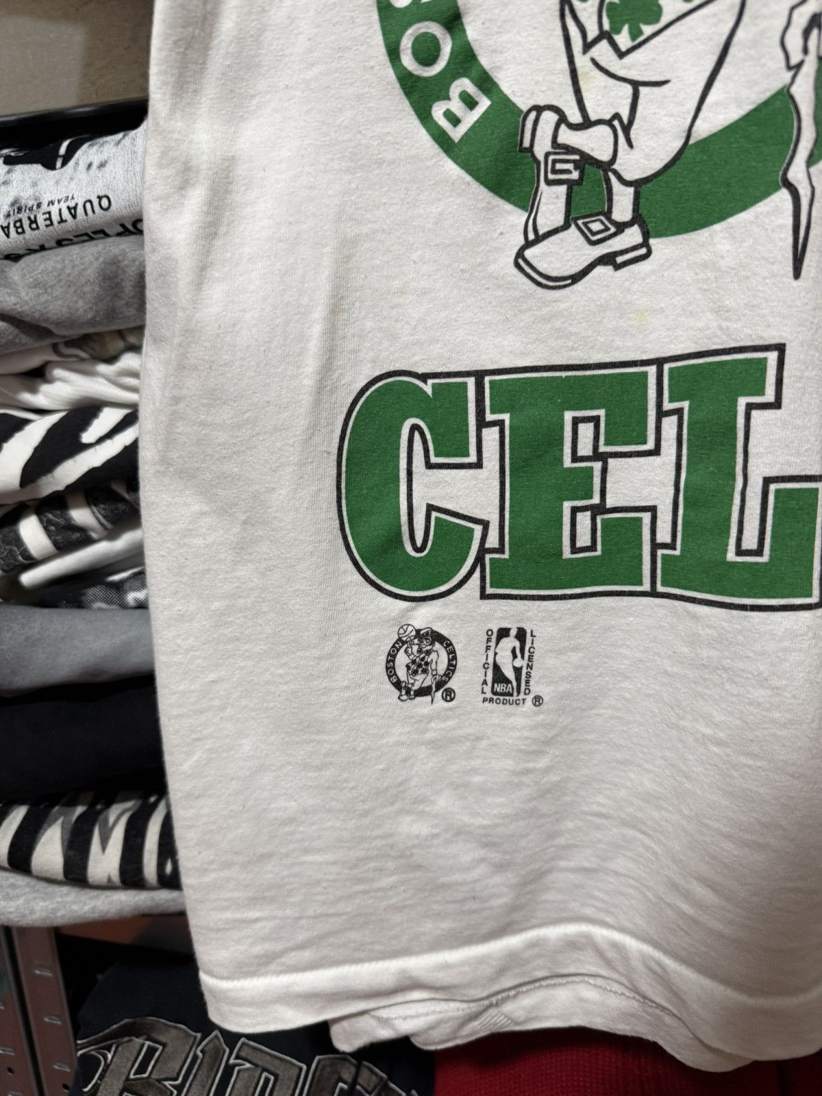 Nutmeg Vintage 90’s Nutmeg Boston Celtics NBA T-Shirt Y2K Hype Size US XL / EU 56 / 4 - 5 Thumbnail