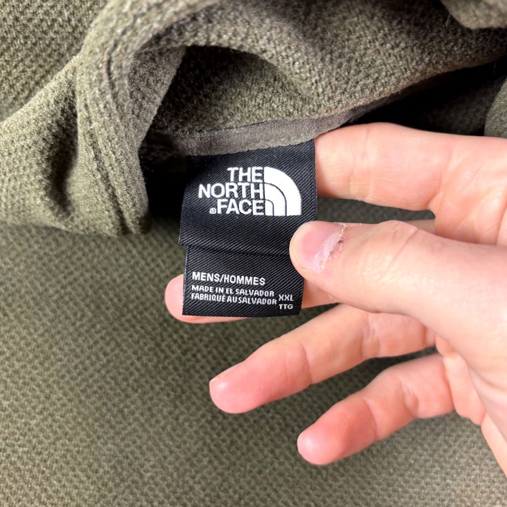 The North Face The North Face Sweatshirt Mens Fleece 1/4 Zip Pullover Khaki Green 2XL Outdoors Size US XXL / EU 58 / 5 - 5 Thumbnail