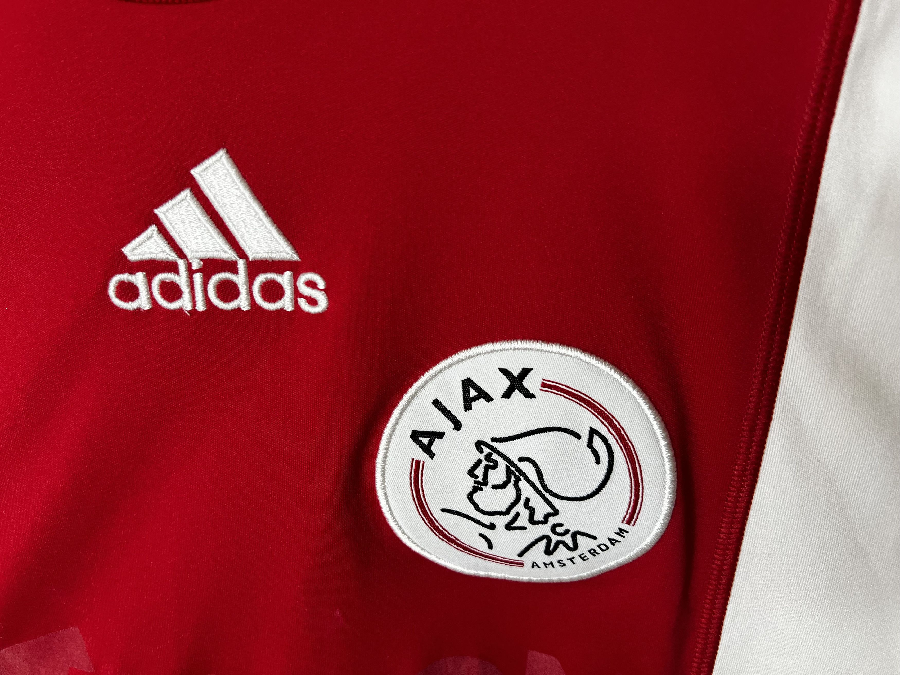 Adidas AJAX AMSTERDAM 2008 2009 HOME FOOTBALL SHIRT SOCCER JERSEY Size US L / EU 52-54 / 3 - 4 Thumbnail