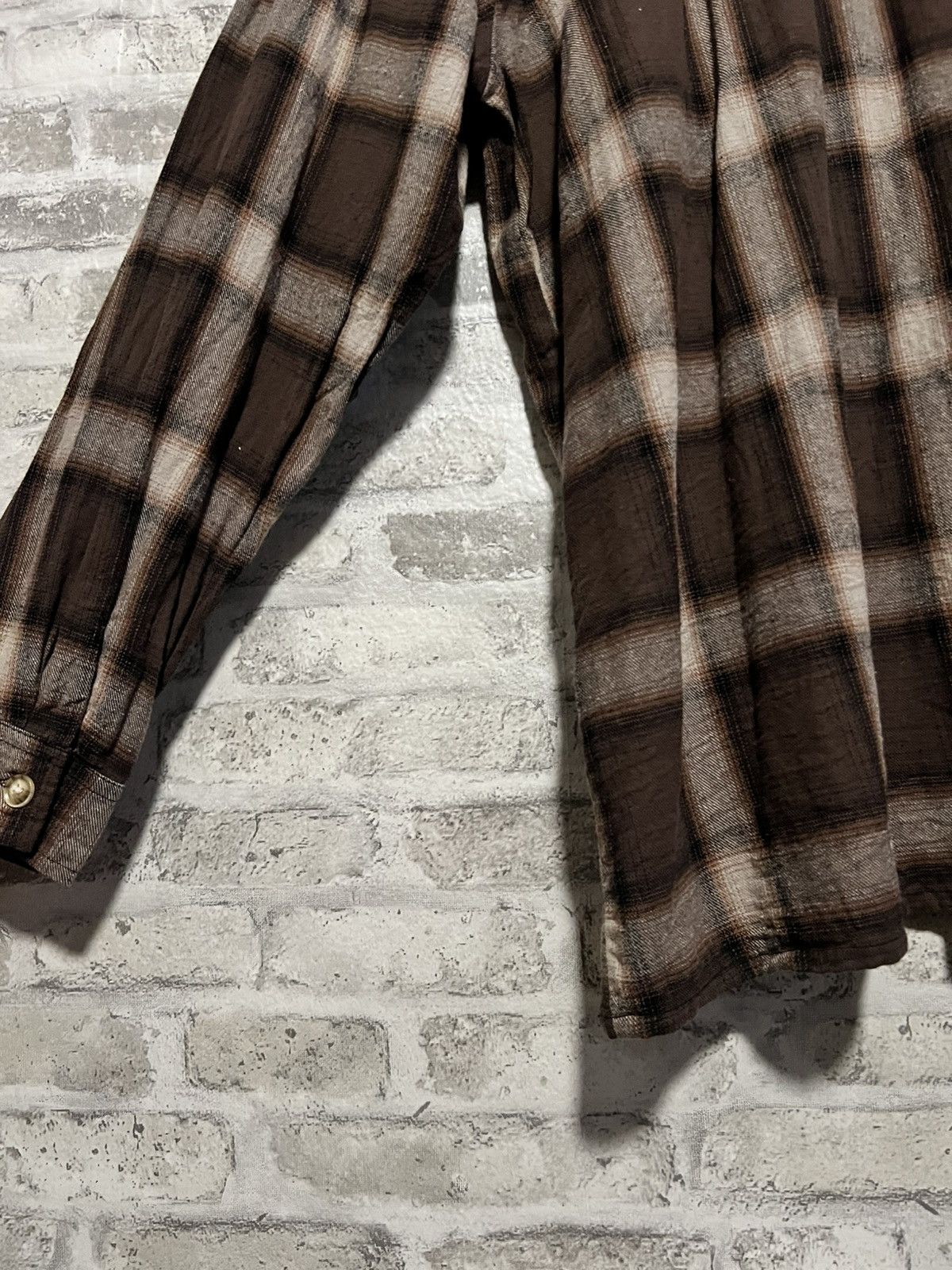 G59 Records G59 - SHADOW PLAID ZIP FLANNEL (BROWN) LARGE Size US L / EU 52-54 / 3 - 9 Thumbnail