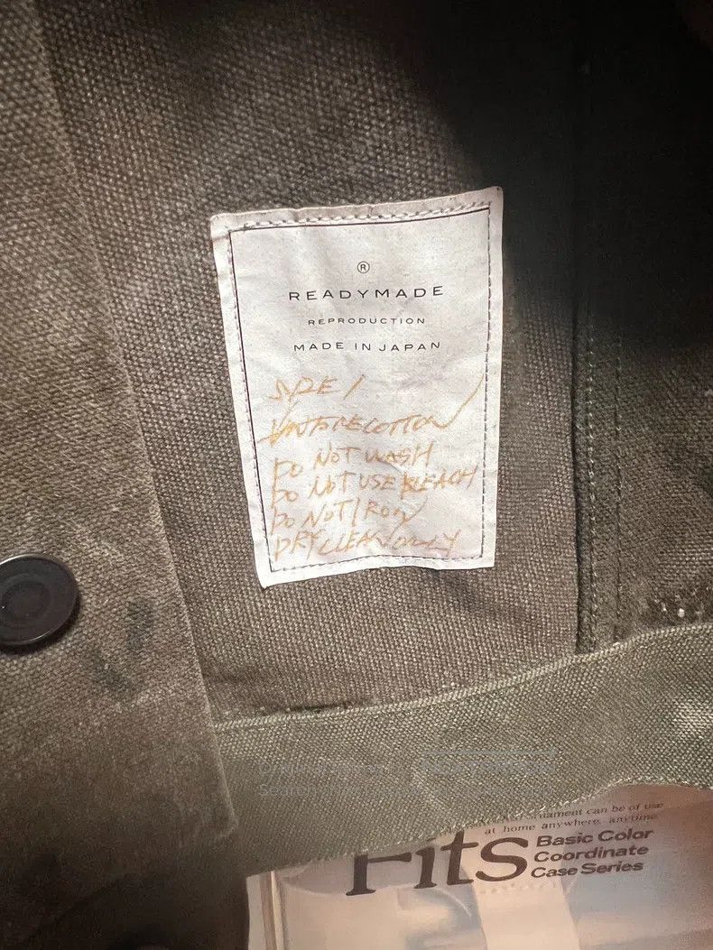 READYMADE Ready Made Work Jacket, Made from Vintage Military Cloth Size US S / EU 44-46 / 1 - 5 Thumbnail