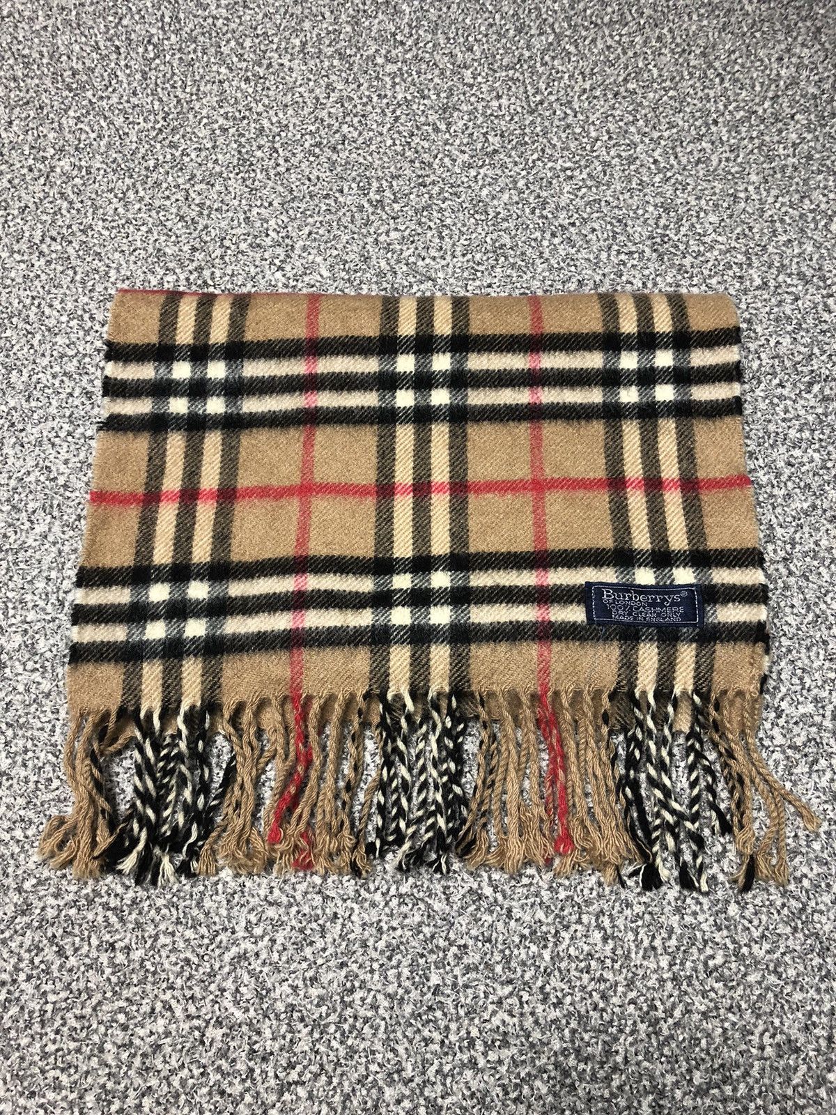 Burberry Vintage Burberry Scarf / Muffler / Neckwear Cashmere Size ONE SIZE - 6 Thumbnail