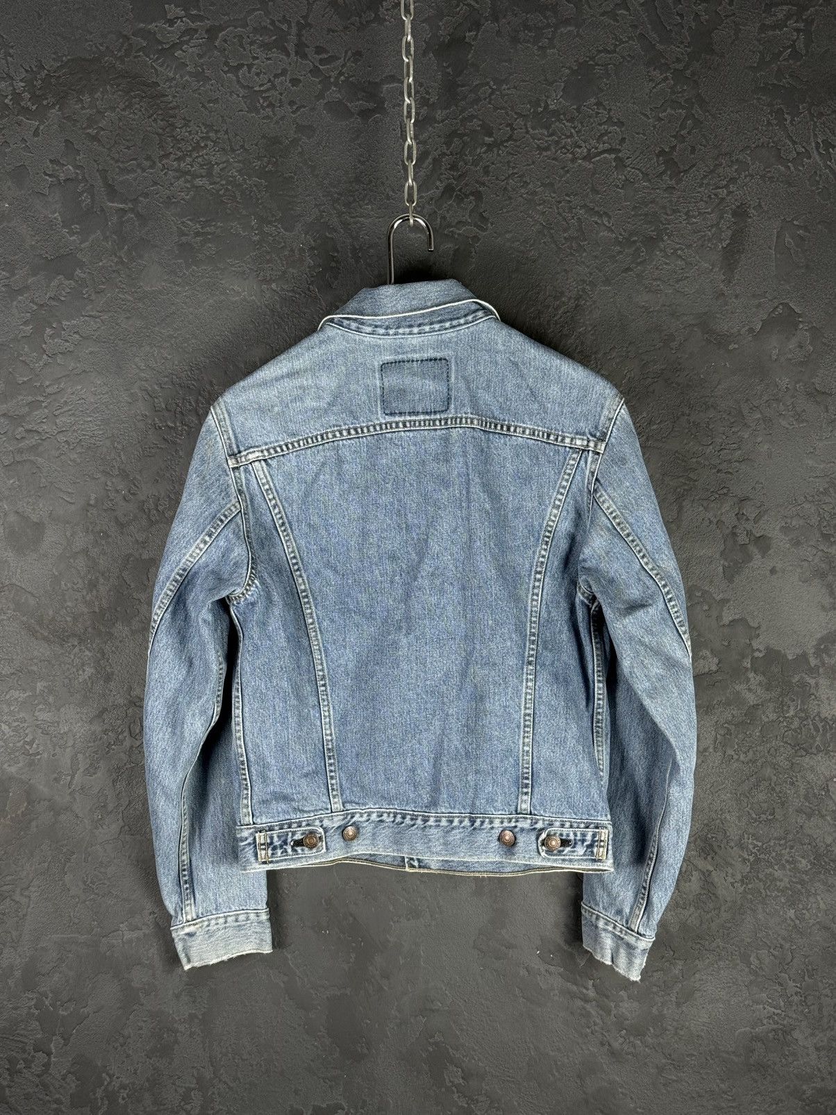Levi's Vintage Clothing Rare Levi’s Japan 77557-0208 Big E Vintage Denim Jacket Size US XS / EU 42 / 0 - 7 Thumbnail