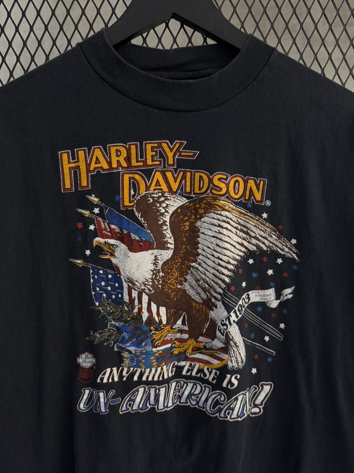 Harley Davidson Vintage 1980s Harley Davidson Santa Rosa CA Size US XL / EU 56 / 4 - 2 Thumbnail