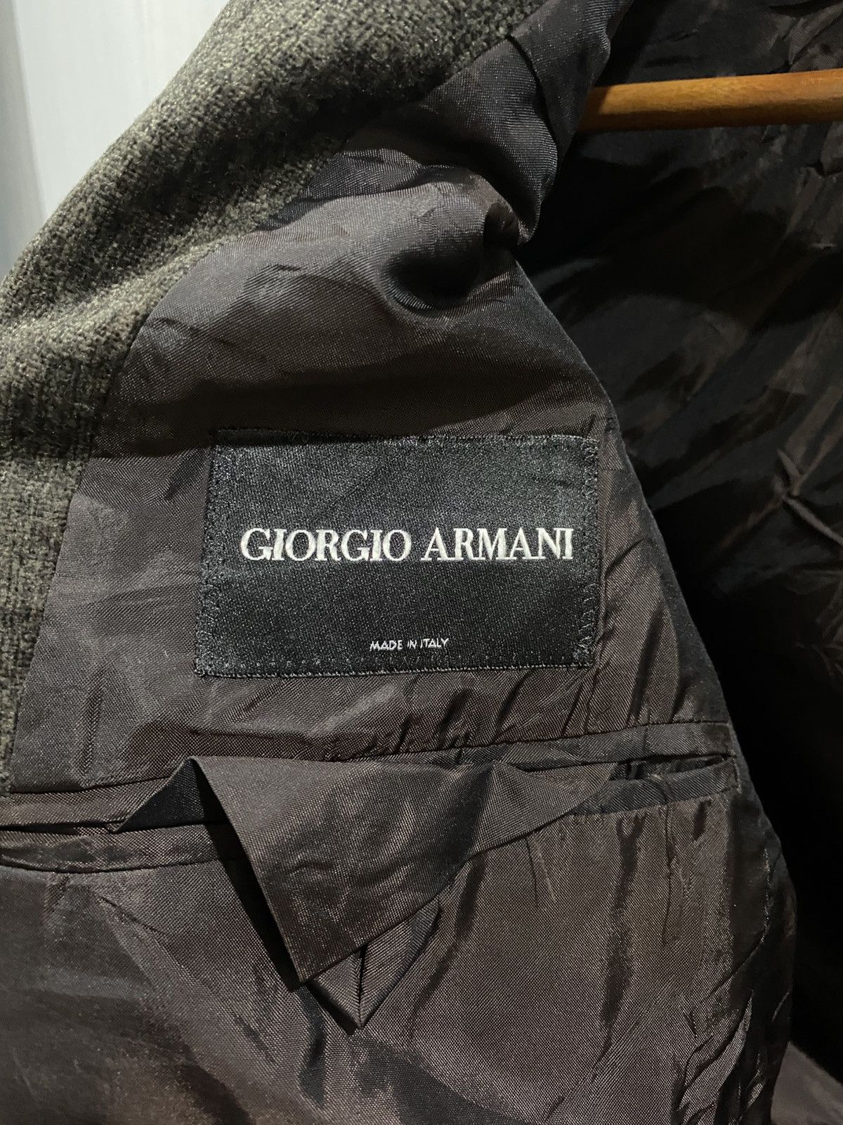 Giorgio Armani Giorgio Armani Wool Rayon Blazer Size 46R - 3 Thumbnail